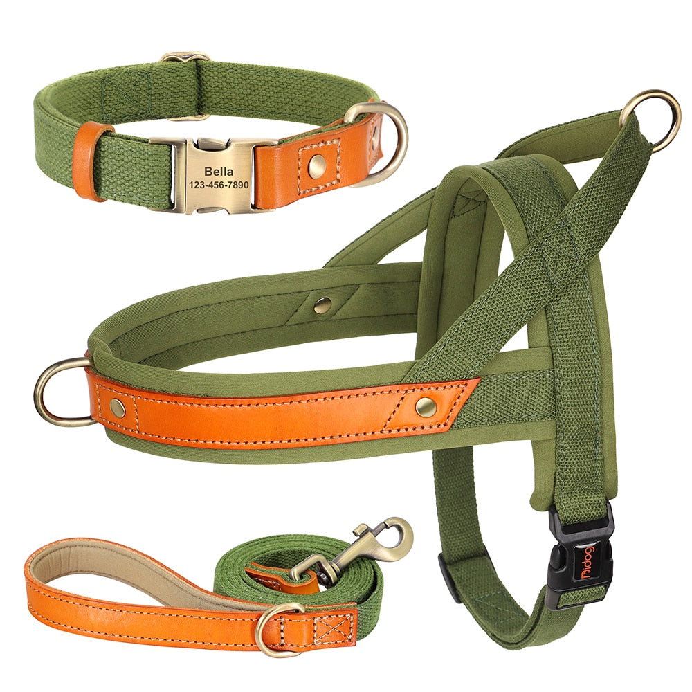 French Bulldog No-Pull Chest Harness for French Bulldogs-fadou