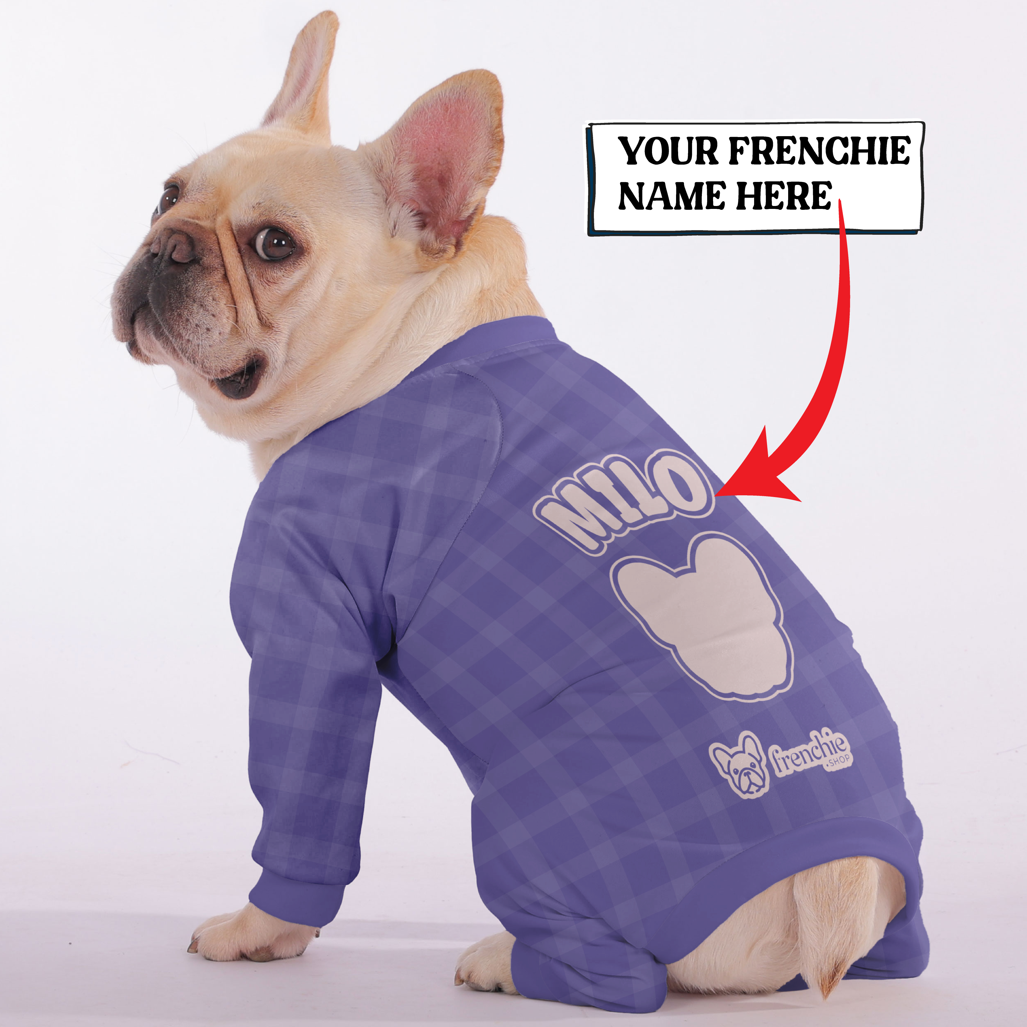 French Bulldog Ultra-Soft Pet Sleepwear for Cozy Nights-fadou