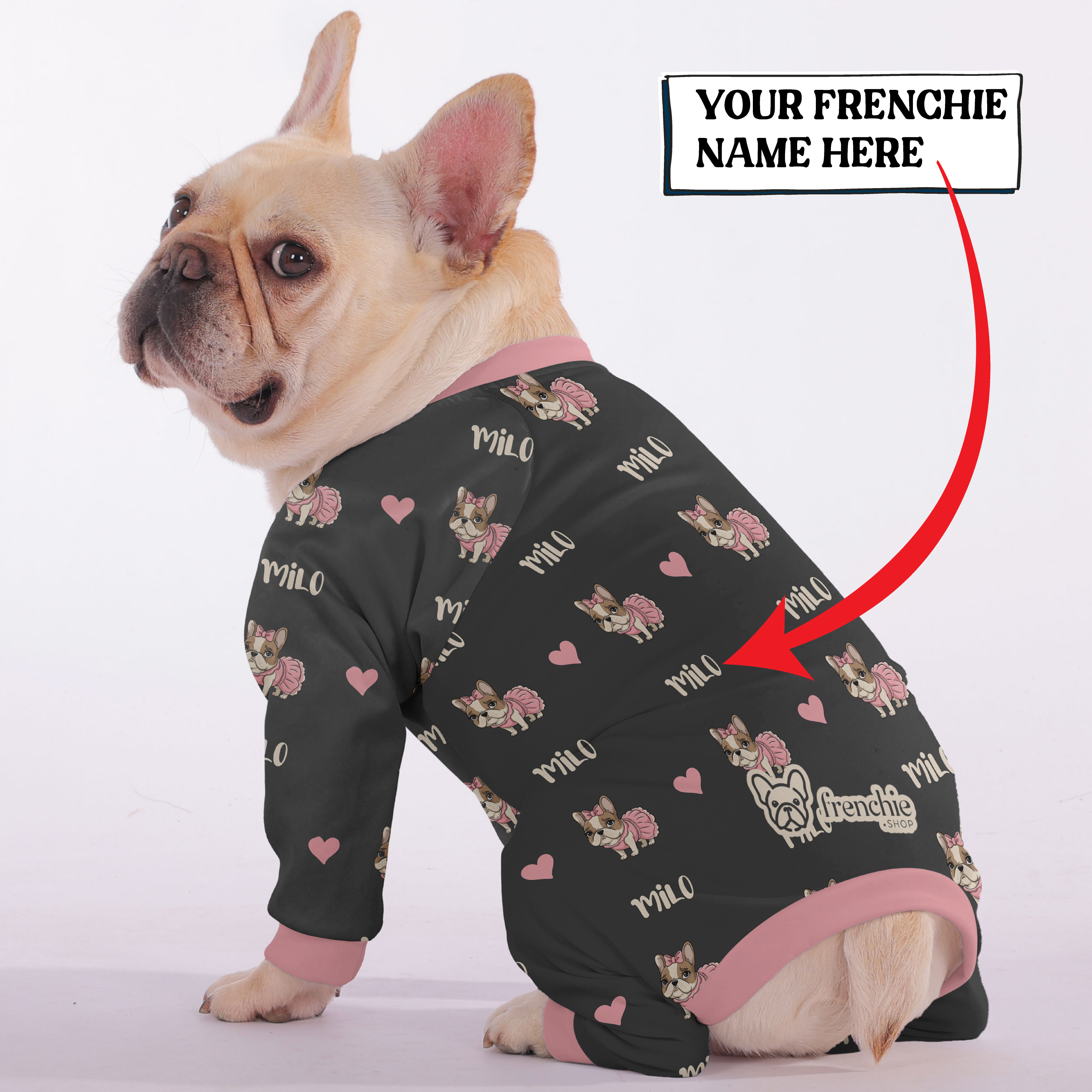 French Bulldog Soft Cozy Loungewear for Brachycephalic Dogs-fadou