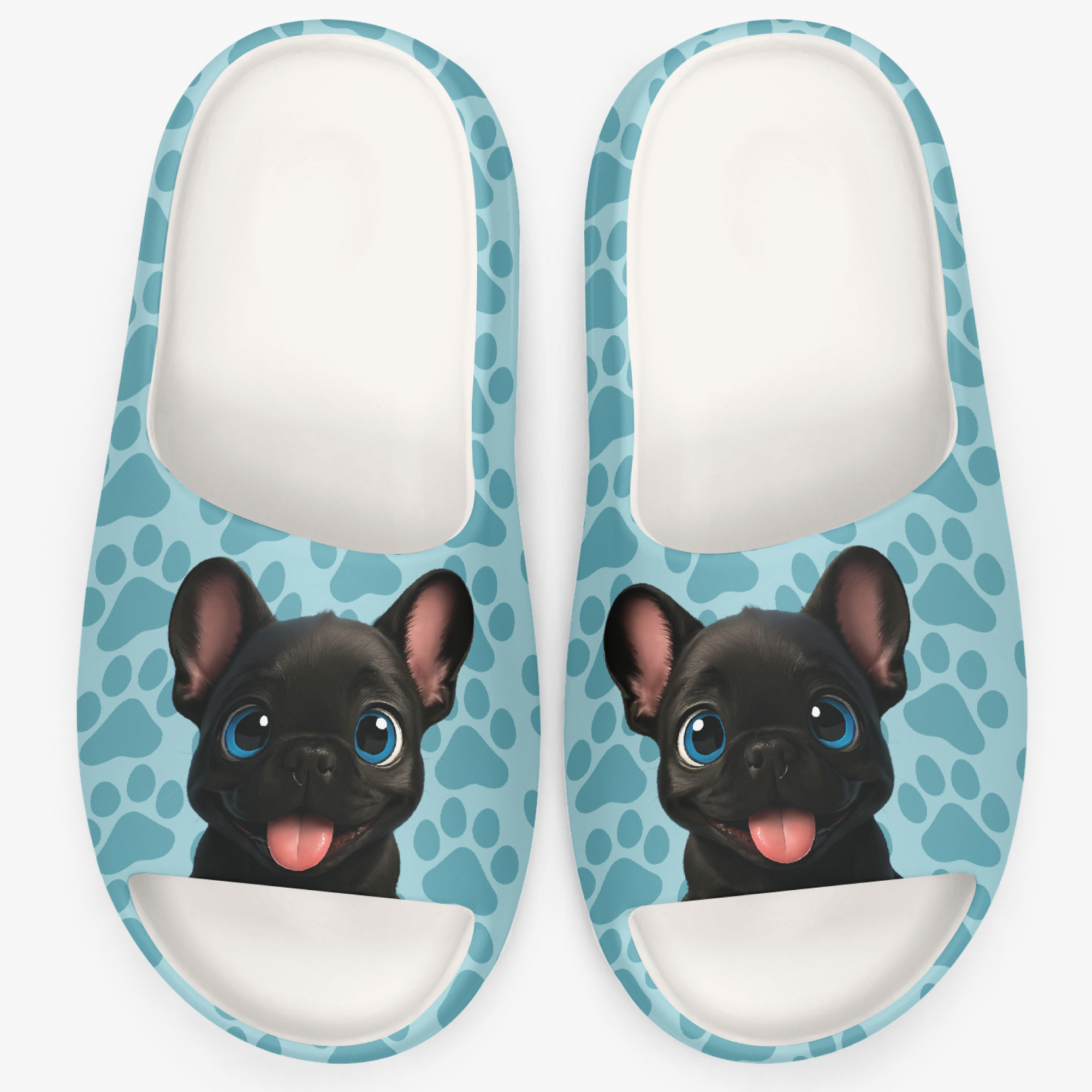 Spock French Bulldog Casual Sandals for Dog Moms & Dads-fadou
