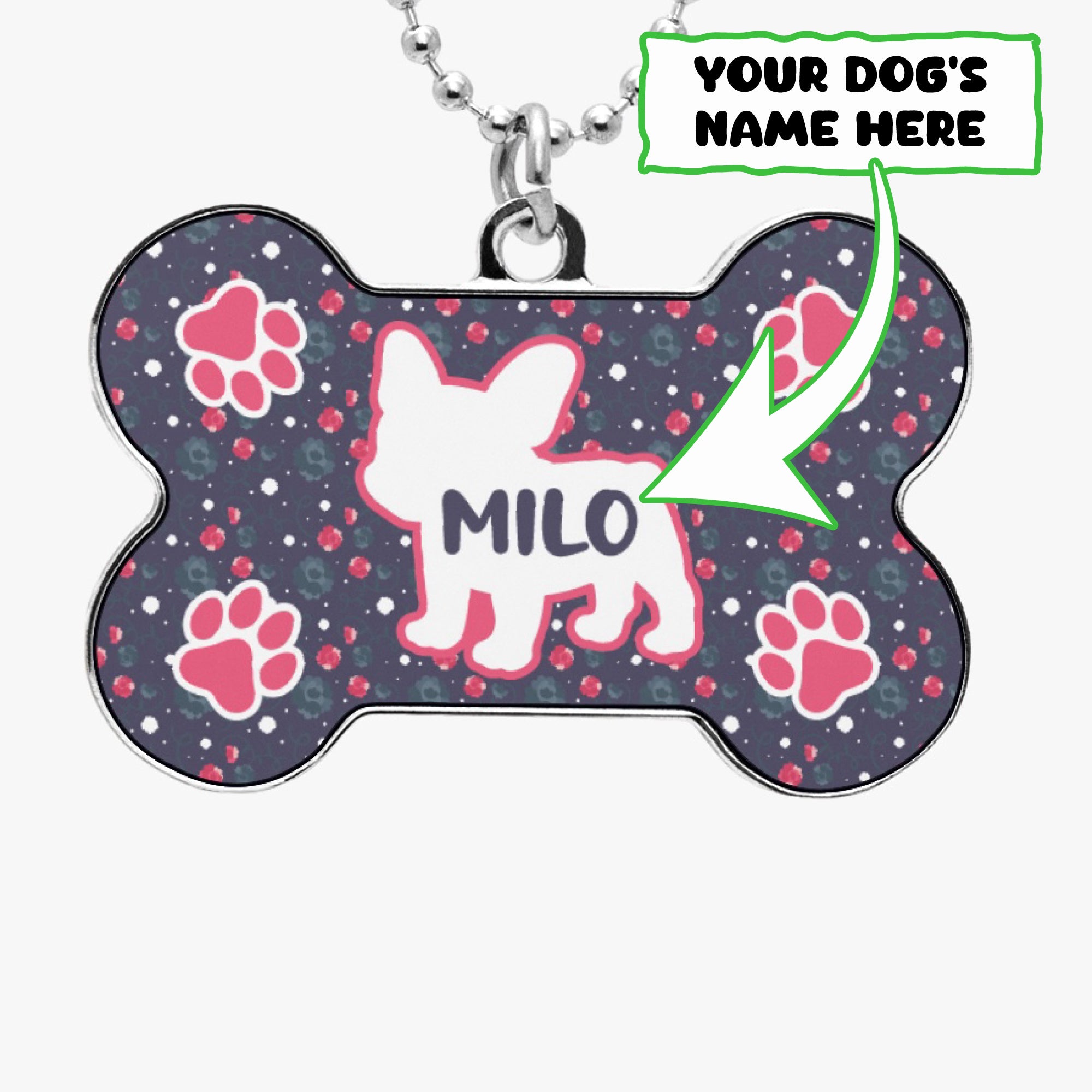 Freddie French Bulldog Pet Lover Jewelry for Frenchie Fans-fadou