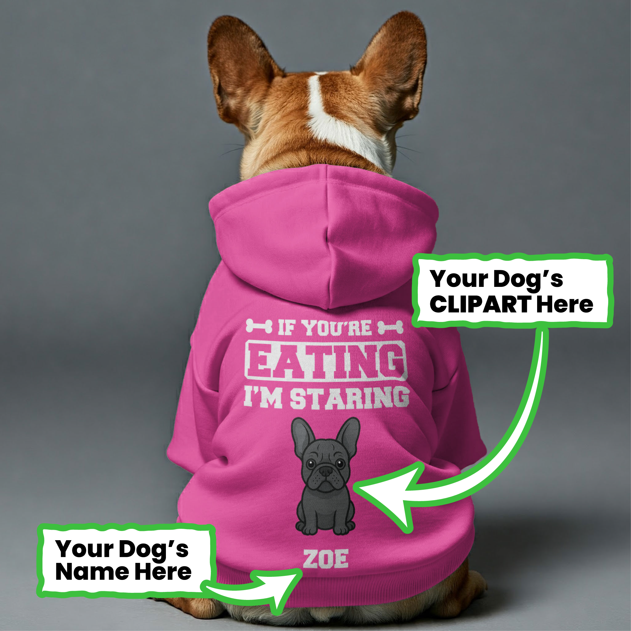 French Bulldog Cotton Cozy Hoodie for Outdoor Adventures-fadou
