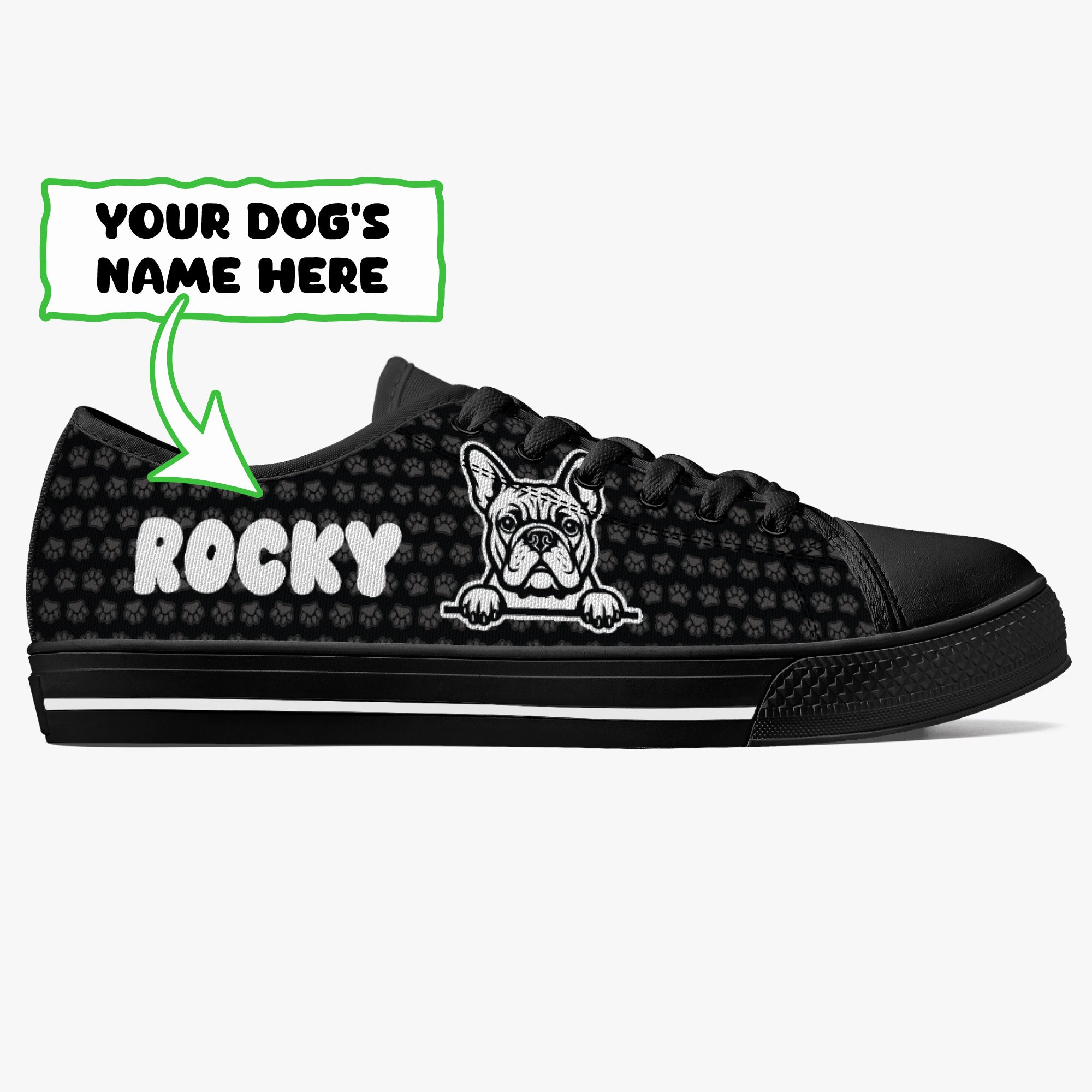 Margaret Personalized Classic Sneakers for Dog Moms & Dads-fadou