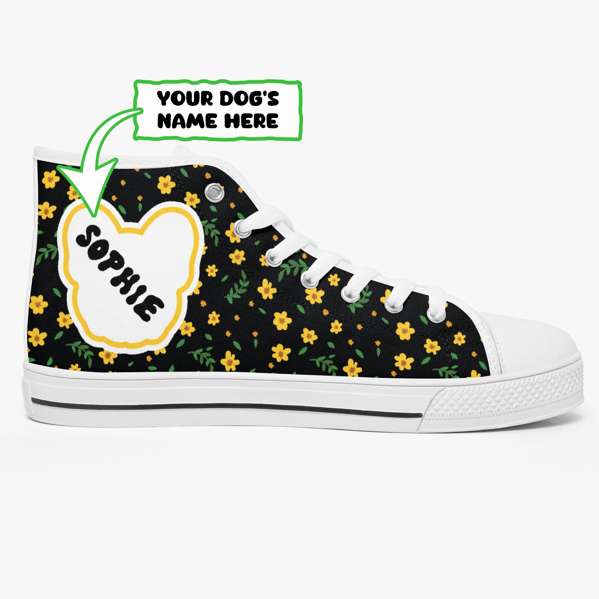 Licorice Personalized Canvas Sneakers for Everyday Wear-fadou