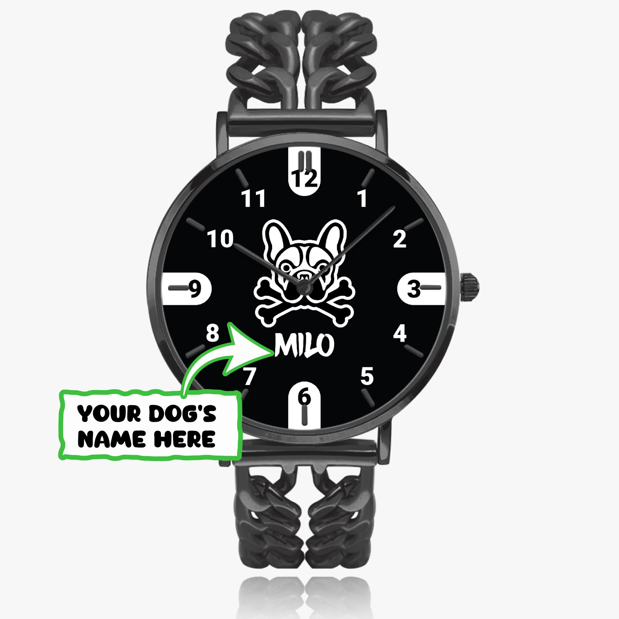 Frenchie Personalized Casual Watch for Frenchie Enthusiasts-fadou