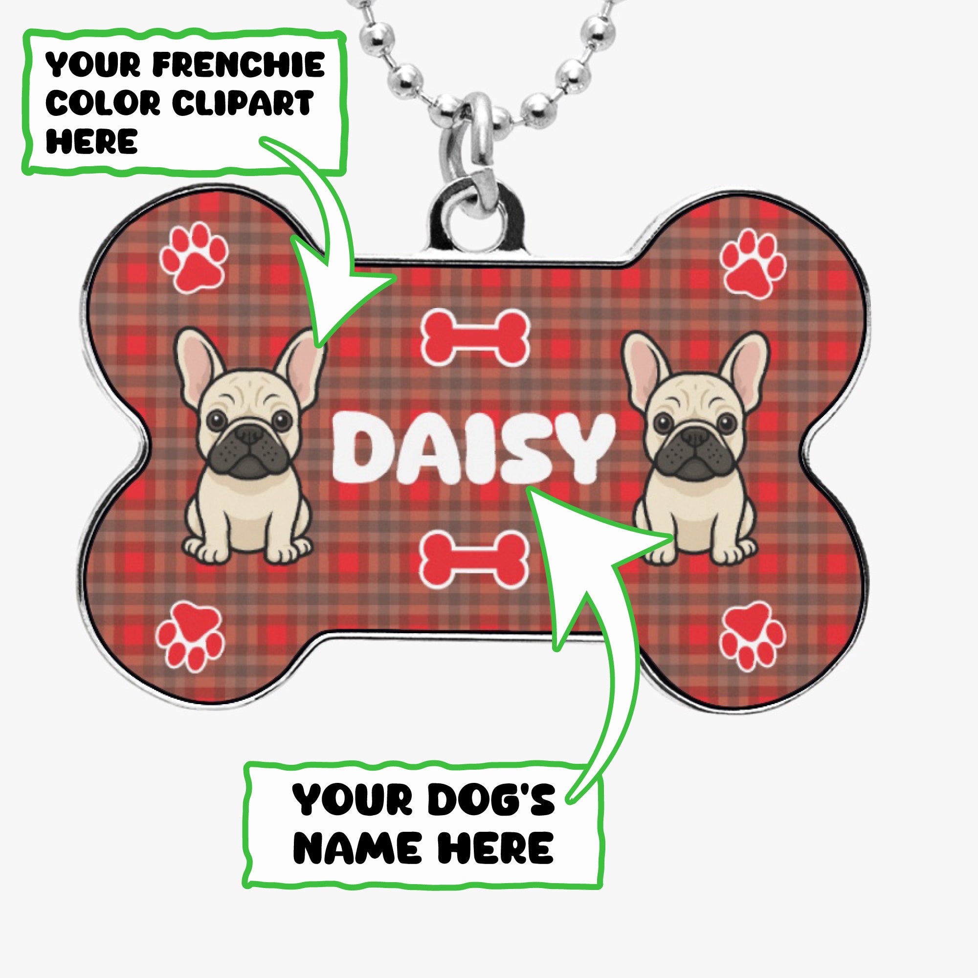 Bobby French Bulldog Charm Necklace for Frenchie Enthusiasts-fadou