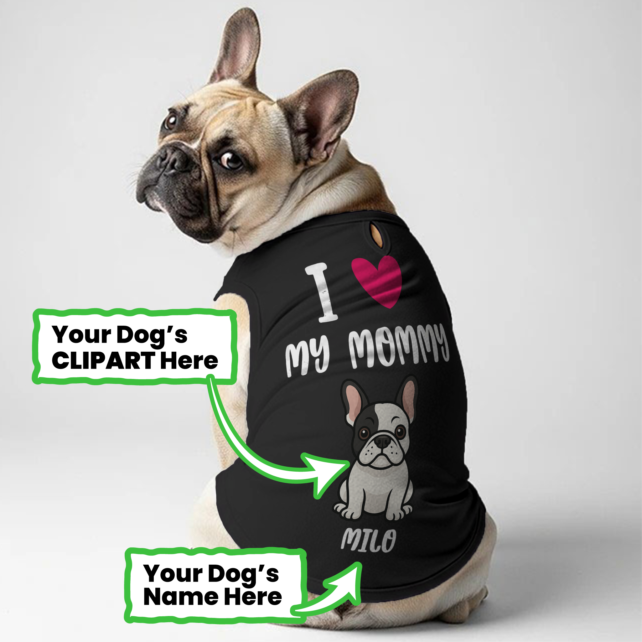 French Bulldog Personalized Unisex Shirt for Dog Moms & Dads-fadou