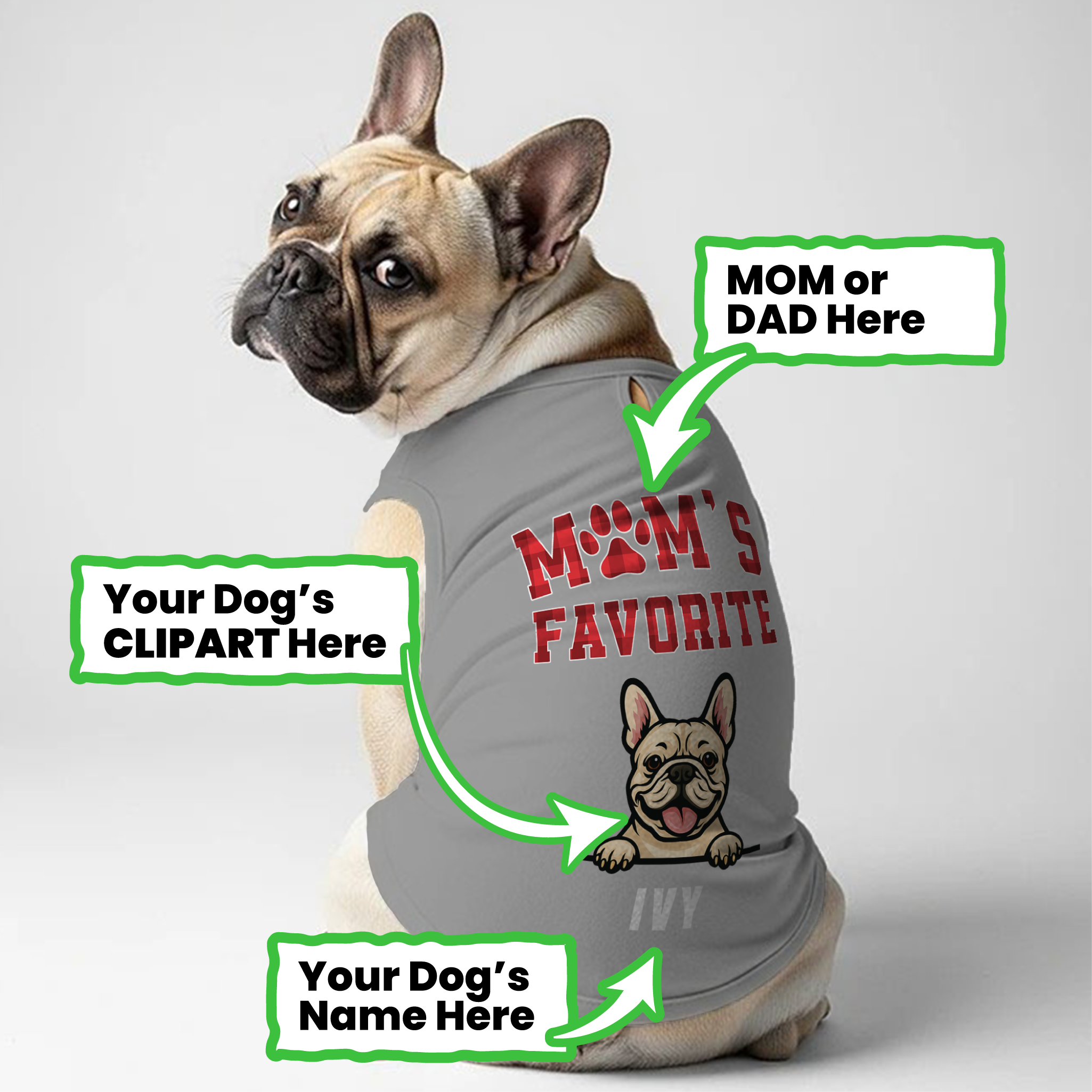 French Bulldog Personalized Dog Lover Tee for Dog Lovers-fadou