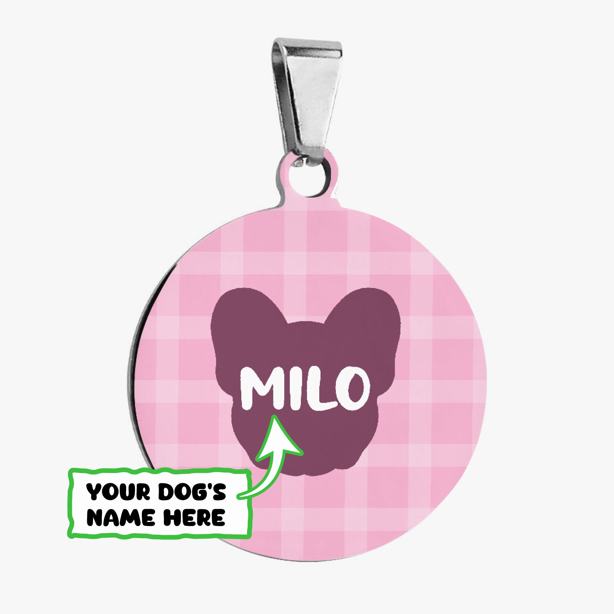 French Bulldog Custom Dog Name Tag for Outdoor Adventures-fadou