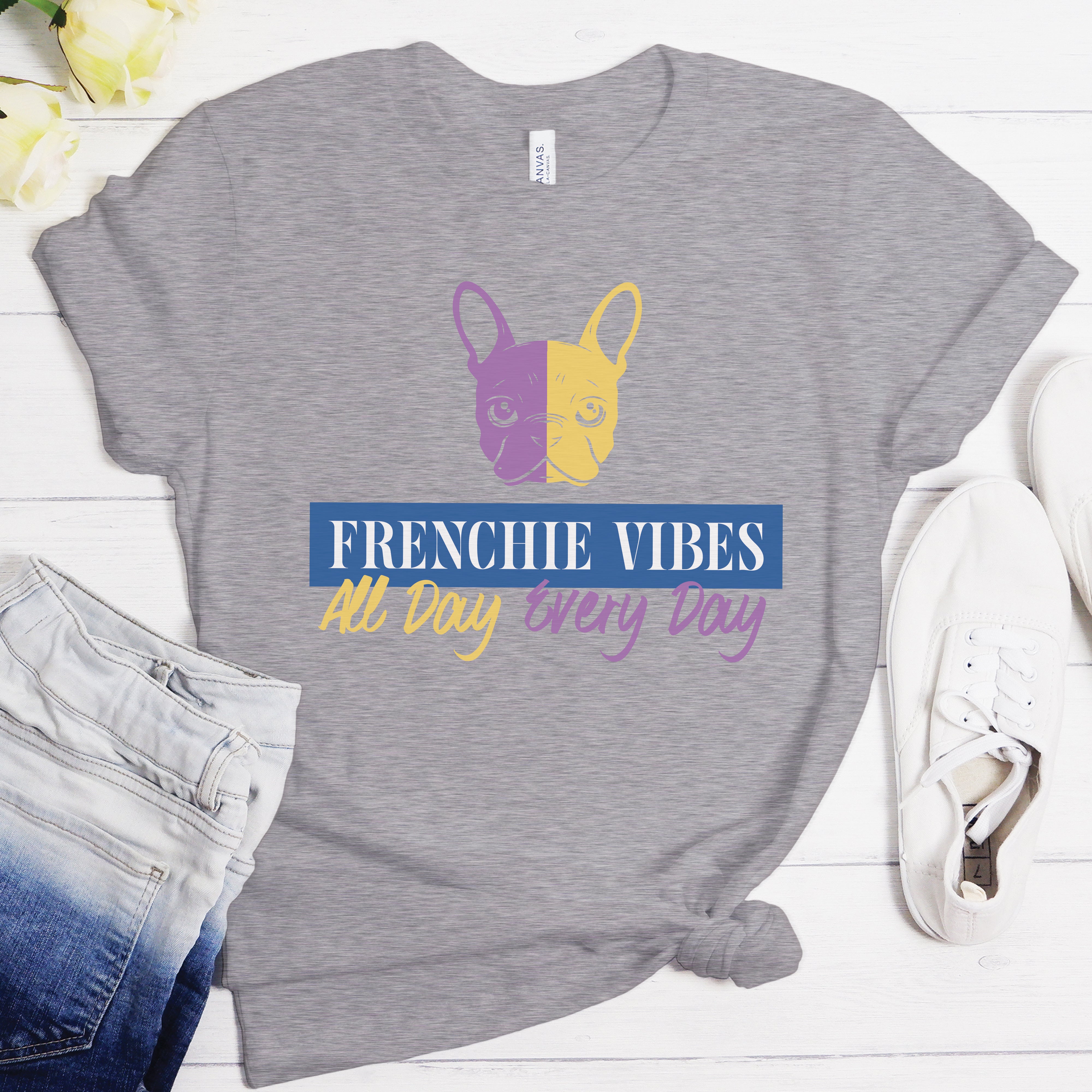 French Bulldog Fan - Unisex T-Shirt for Dog Moms & Dads-fadou