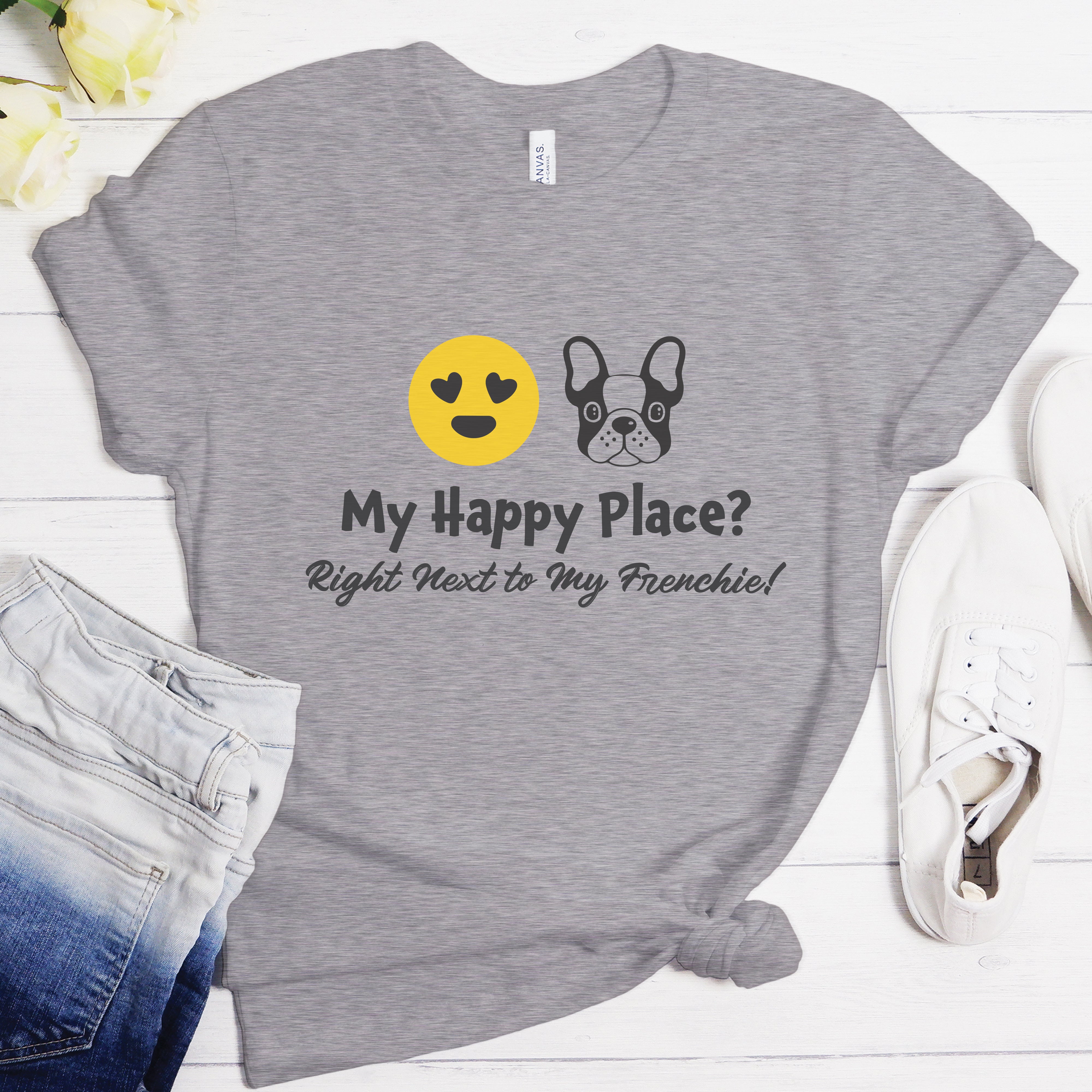 Frenchie Fashion - Unisex T-Shirt for Dog Lovers and Owners-fadou