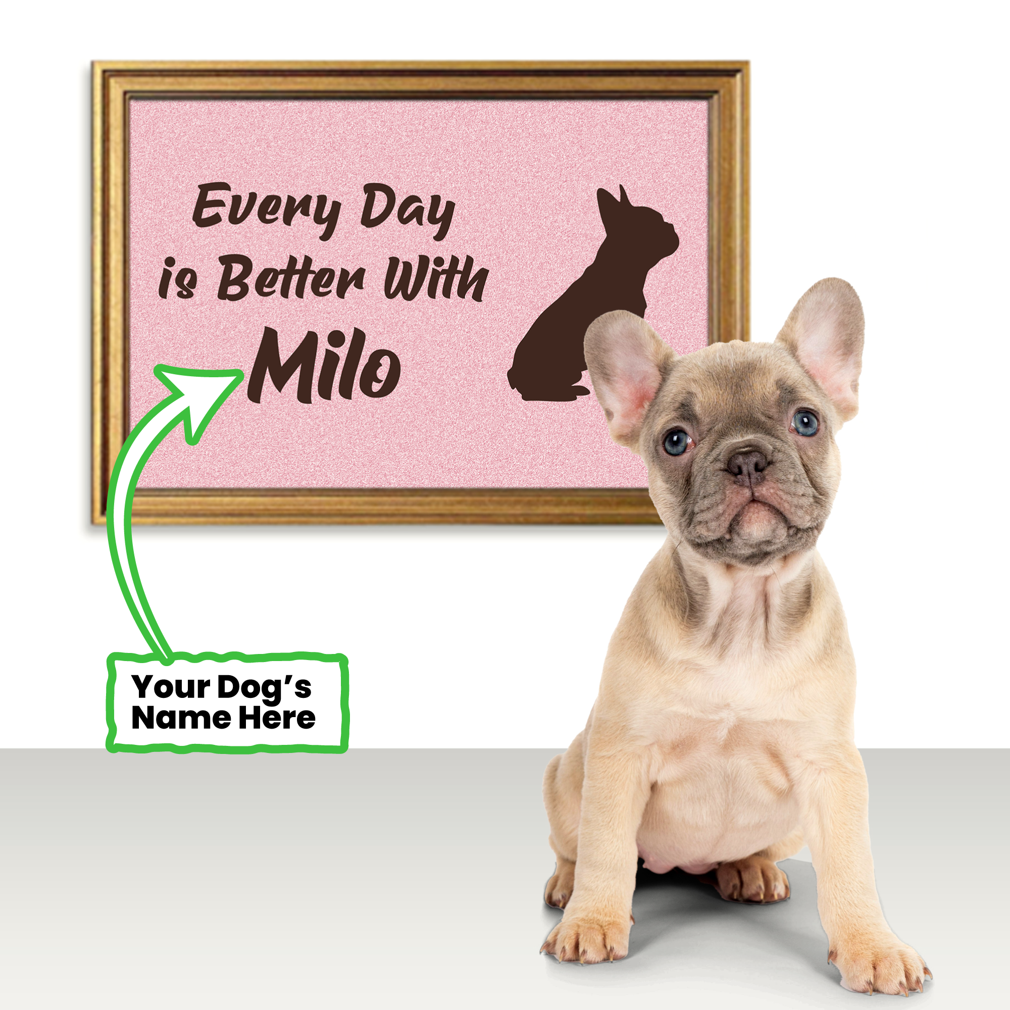 French Bulldog Personalized Decorative Canvas for Dog Lovers-fadou