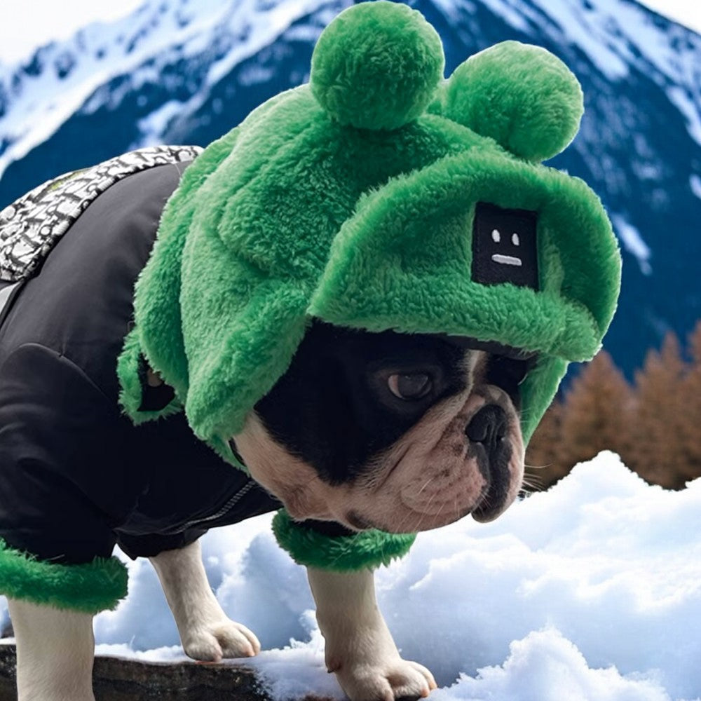 French Bulldog Winter Sun Headwear for Training Sessions-fadou