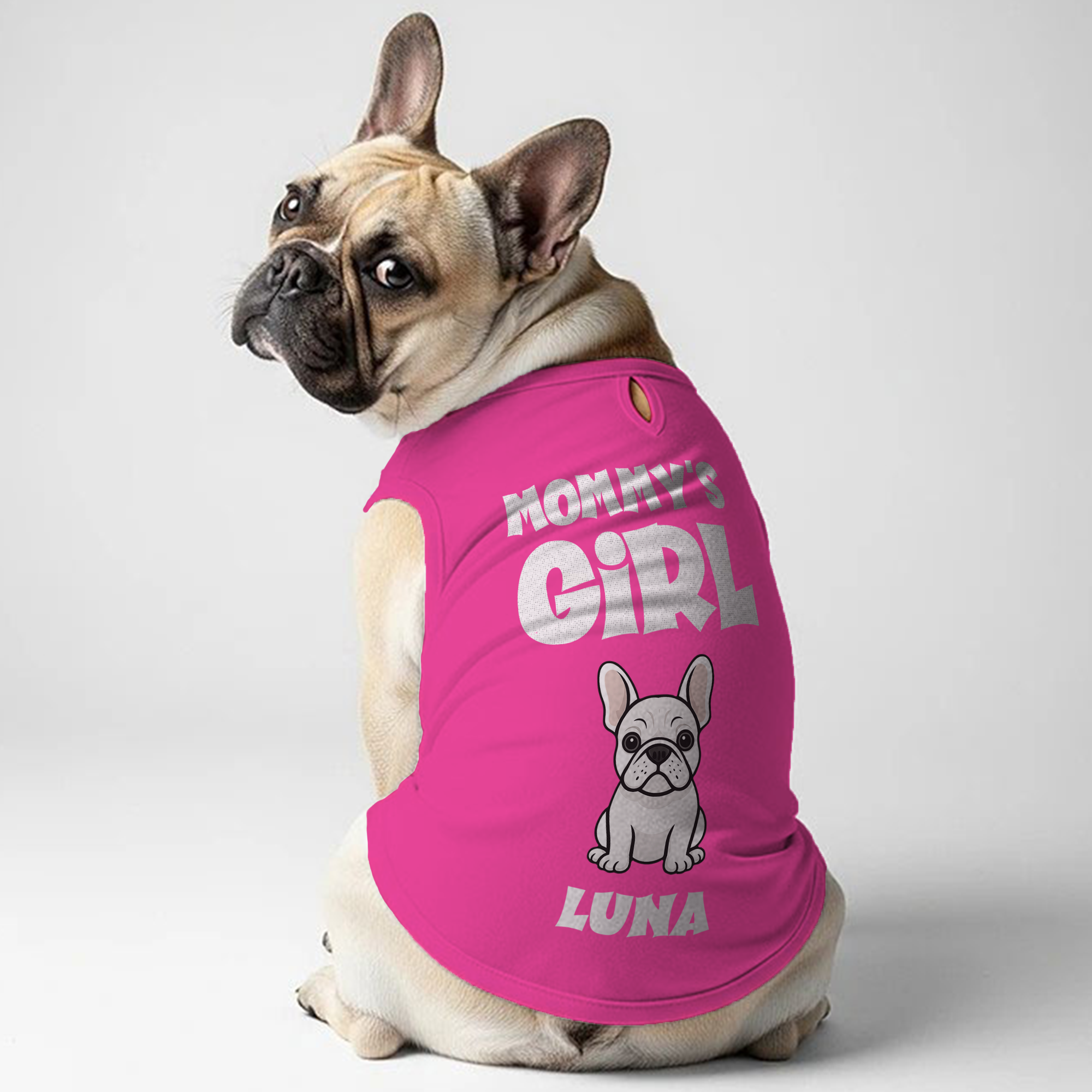 Custom Personalized Cotton T-Shirt for Frenchie Enthusiasts-fadou
