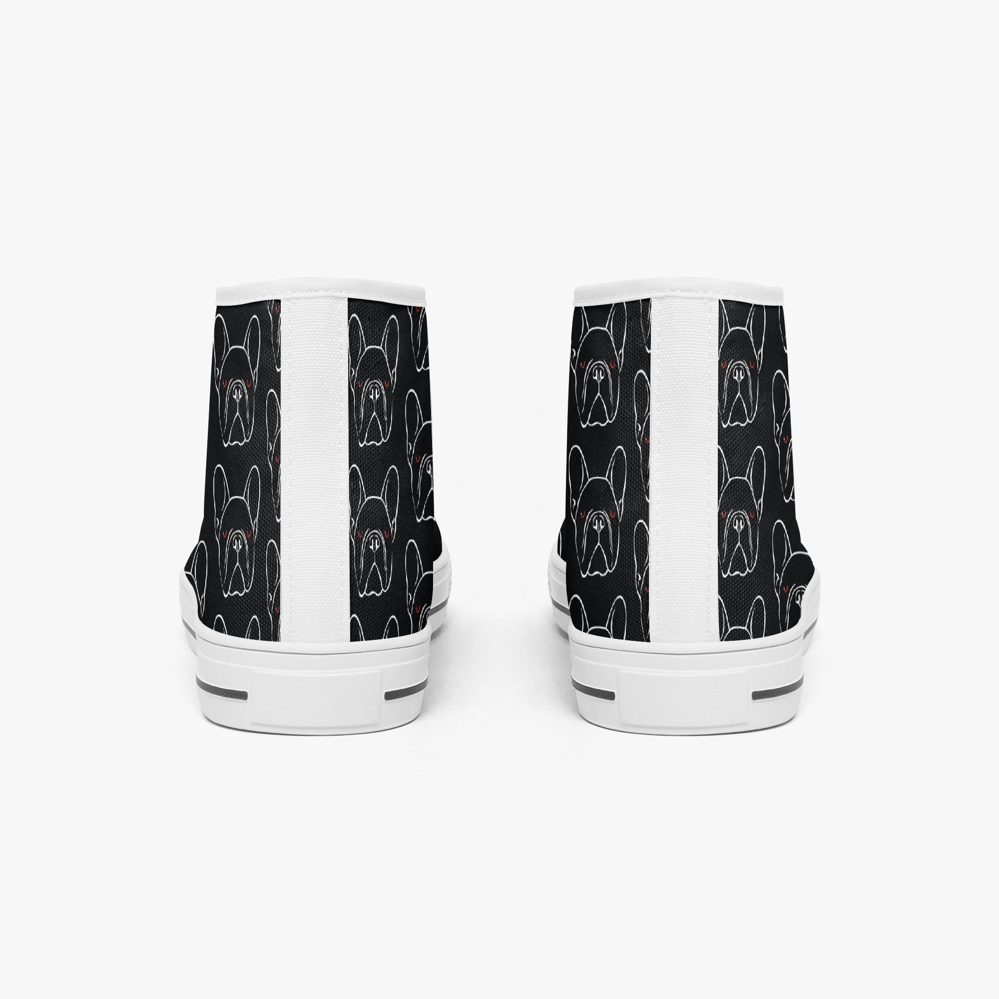 High-Top Classic Classic Sneakers for Frenchie Enthusiasts-fadou