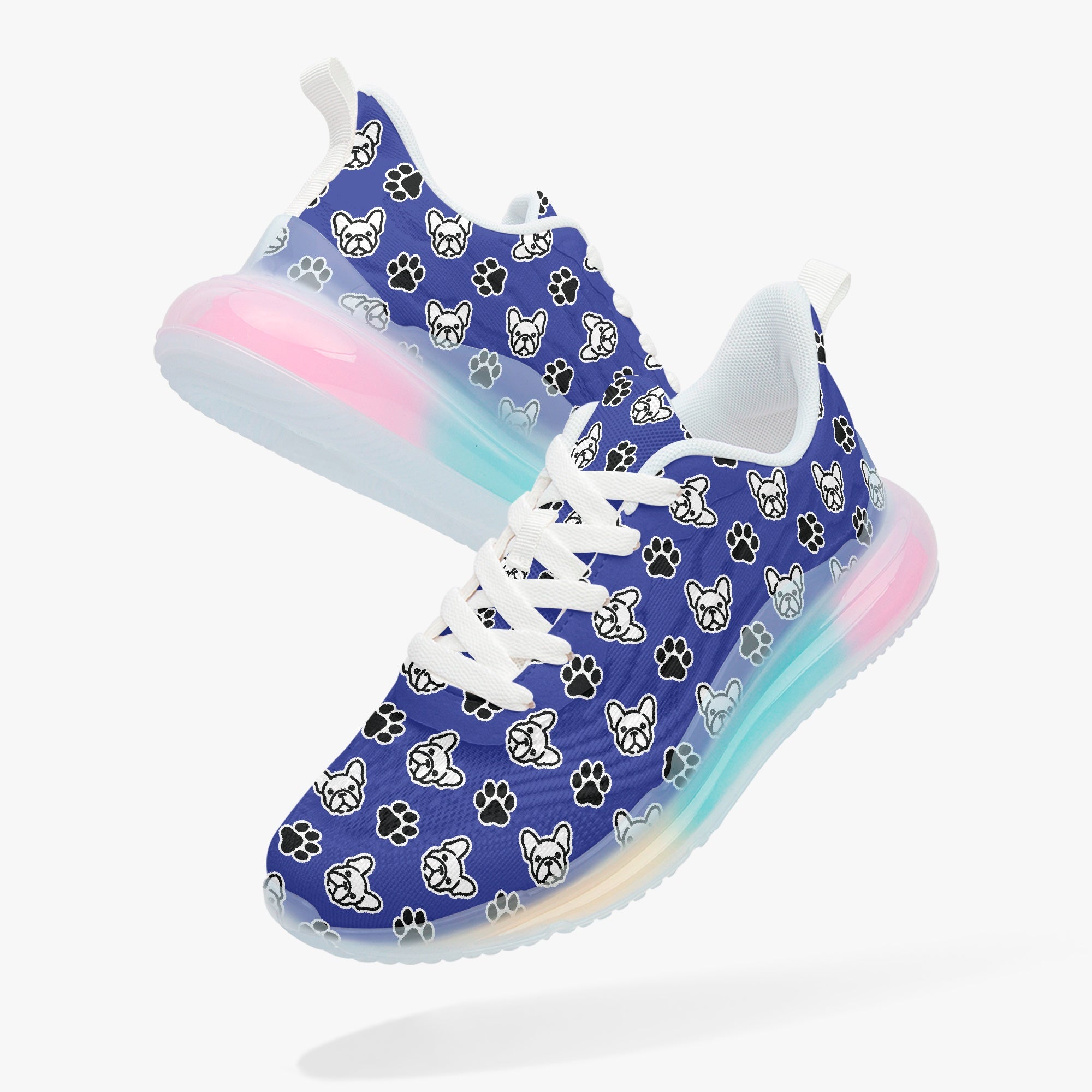 French Bulldog Lightweight High-Top Shoes for Frenchie Fans-fadou
