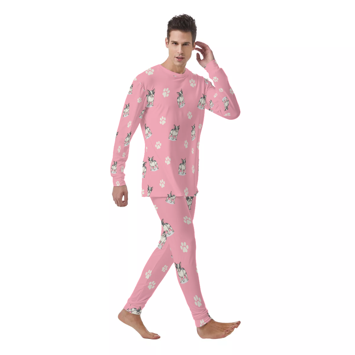 JASPER French Bulldog Cozy Pajama Set for Frenchie Enthusiasts-fadou
