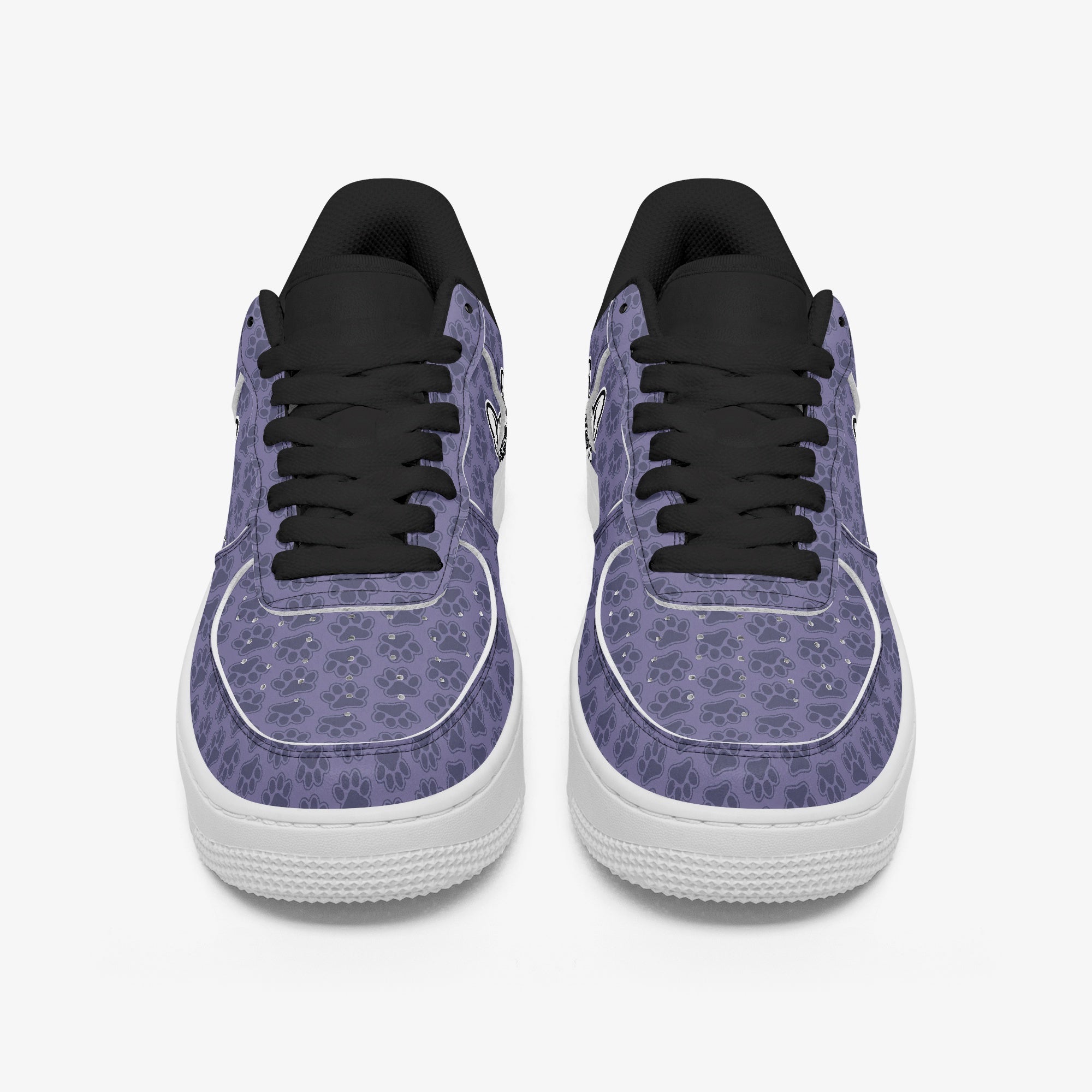 Cannoli Personalized Canvas Sneakers for Bulldog Owners-fadou