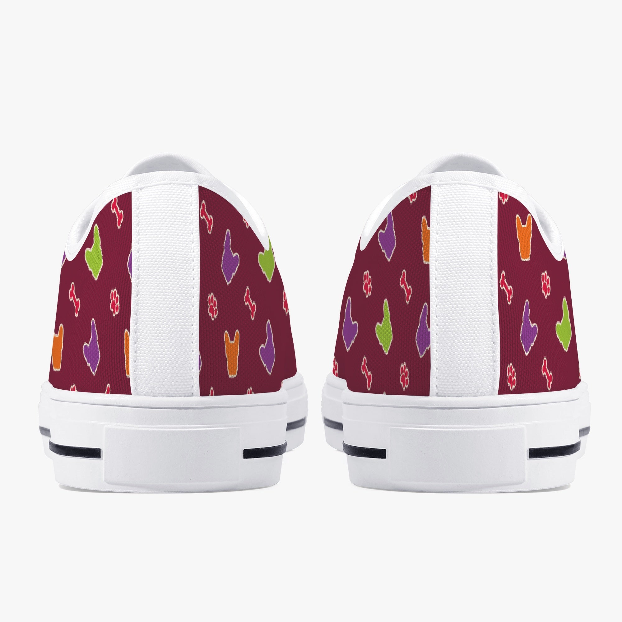 French Bulldog Classic High-Top Shoes for Frenchie Fans-fadou