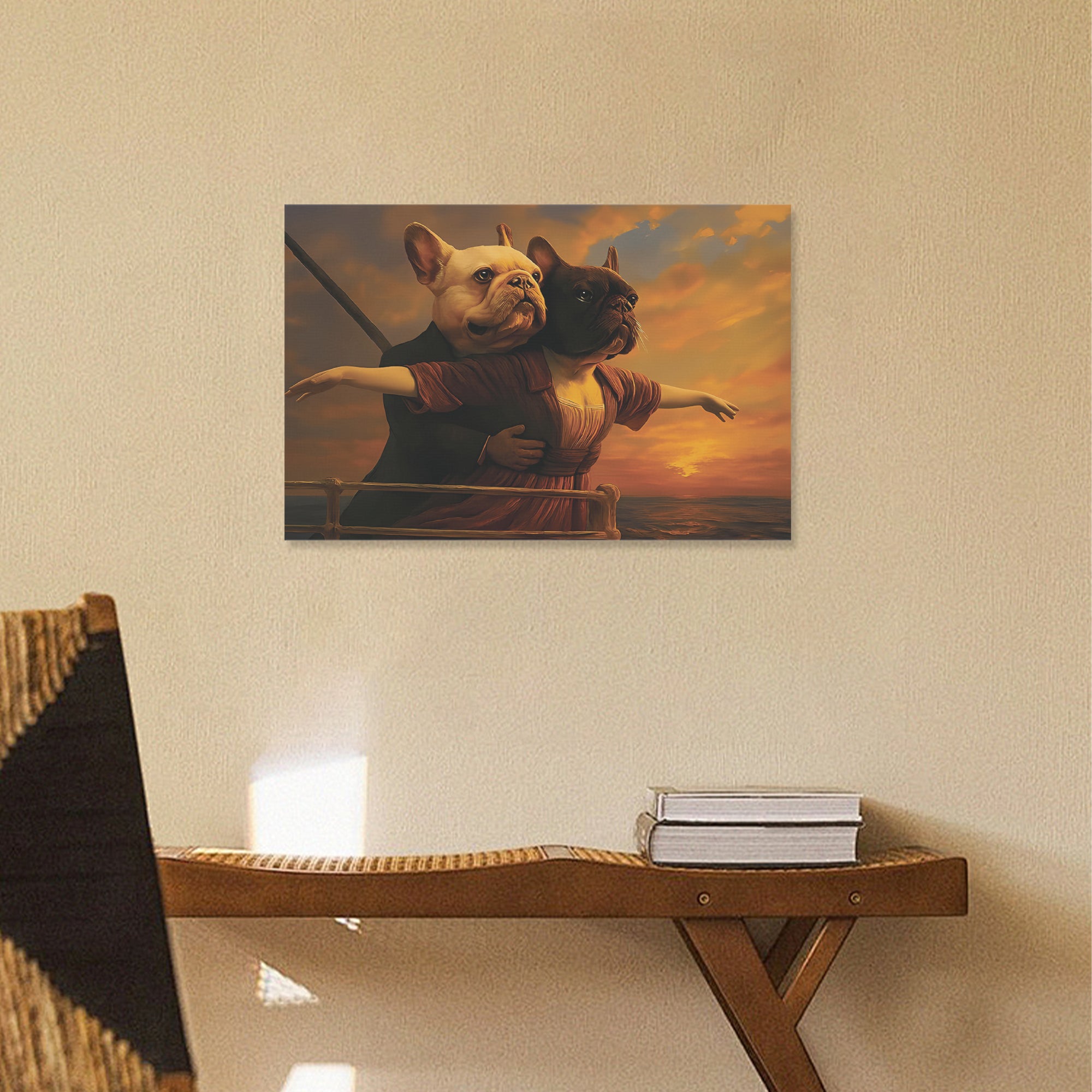 French Bulldog Adorable Framed Poster for Dog Park Days-fadou