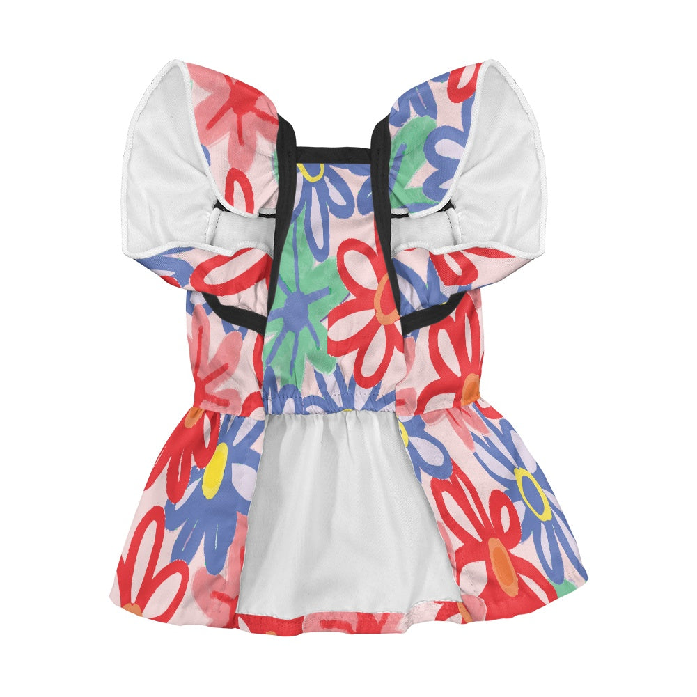 French Bulldog Adorable Pet Dress for Outdoor Adventures-fadou