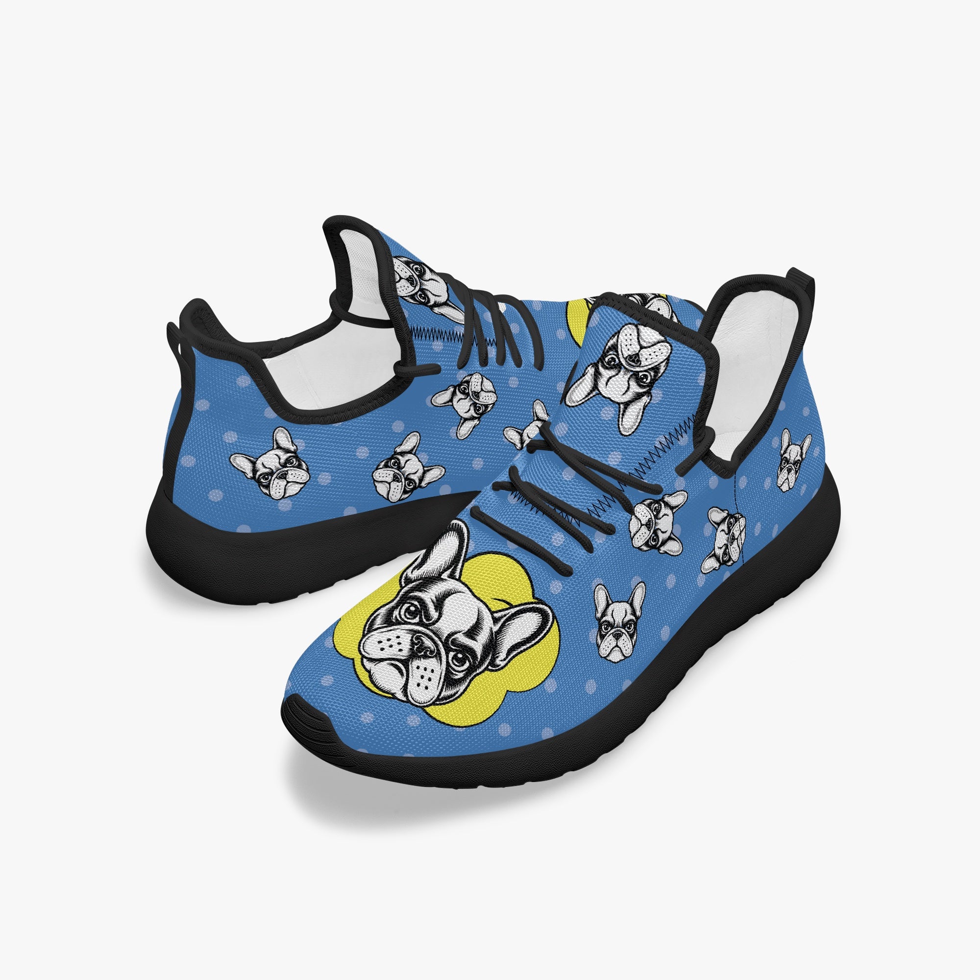 Indigo Classic Classic Sneakers for Frenchie Enthusiasts-fadou