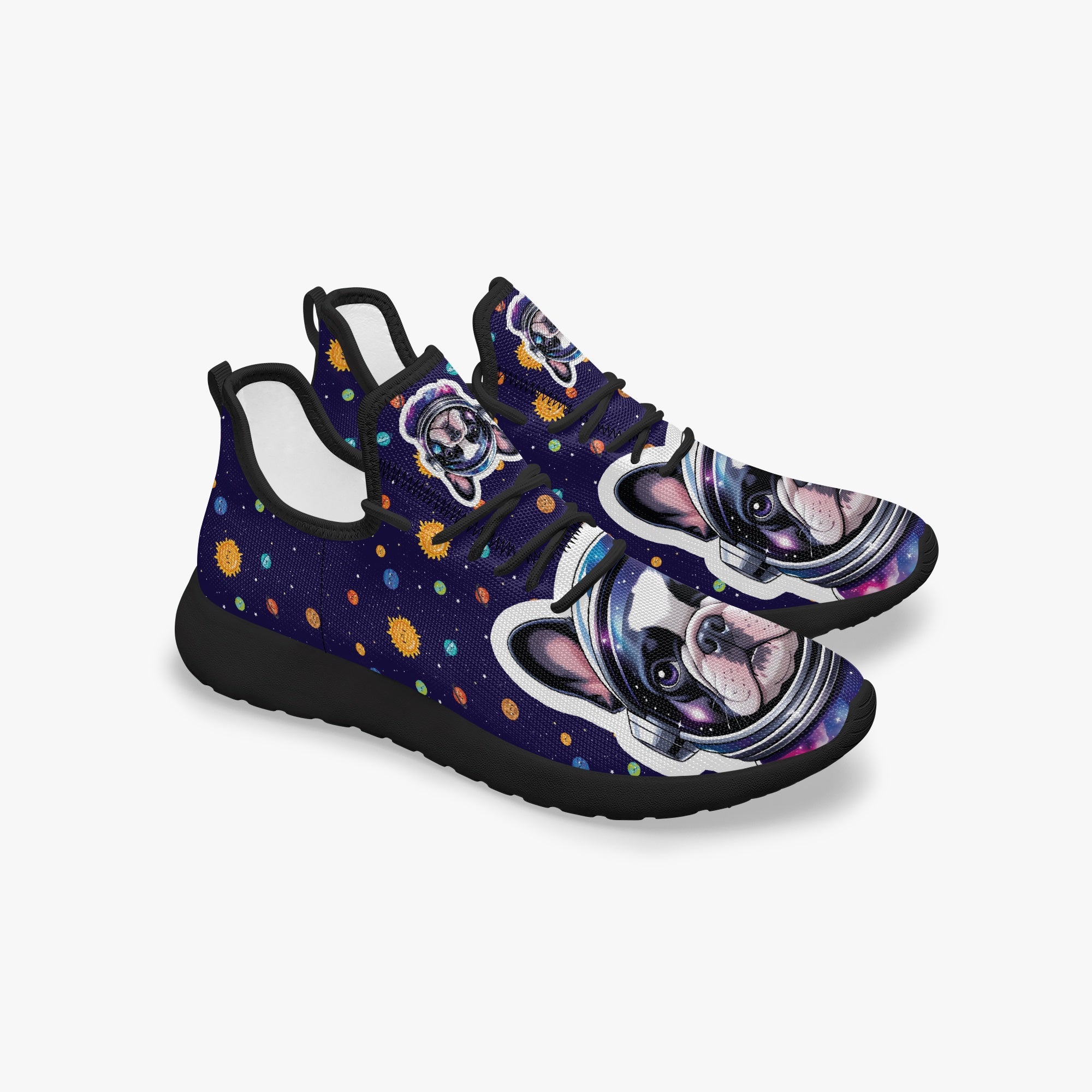 French Bulldog Classic Canvas Sneakers for Bulldog Owners-fadou