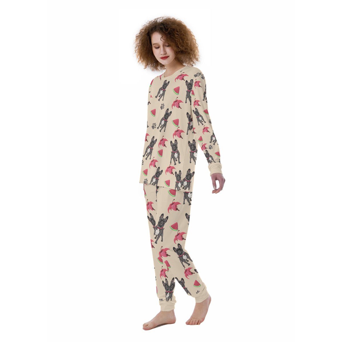 REMI French Bulldog Cozy Pajama Set for Dog Moms & Dads-fadou