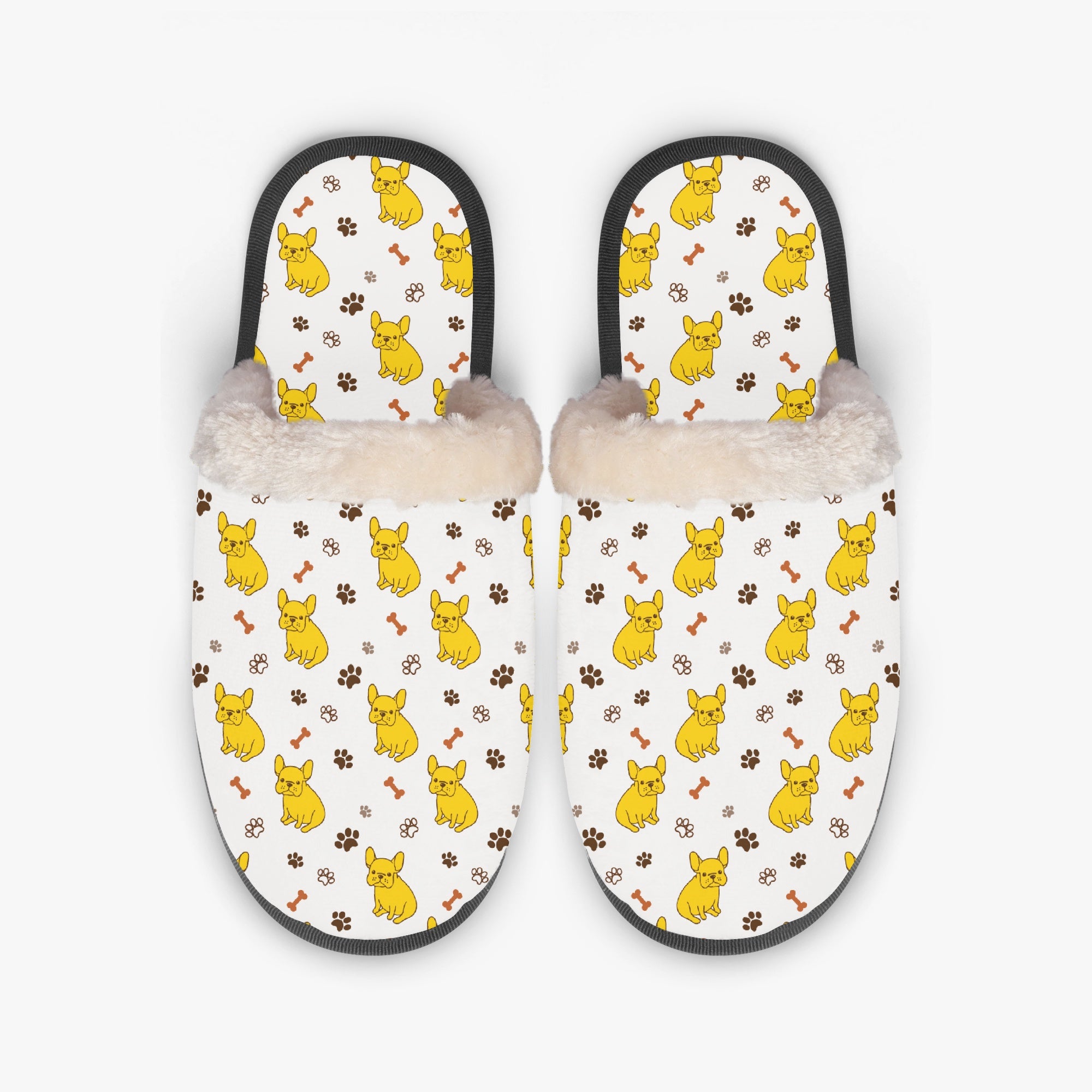 French Bulldog Soft House Shoes for Frenchie Enthusiasts-fadou