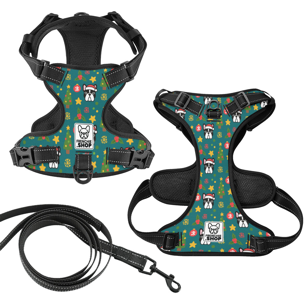 French Bulldog No-Pull Chest Harness for Training Sessions-fadou