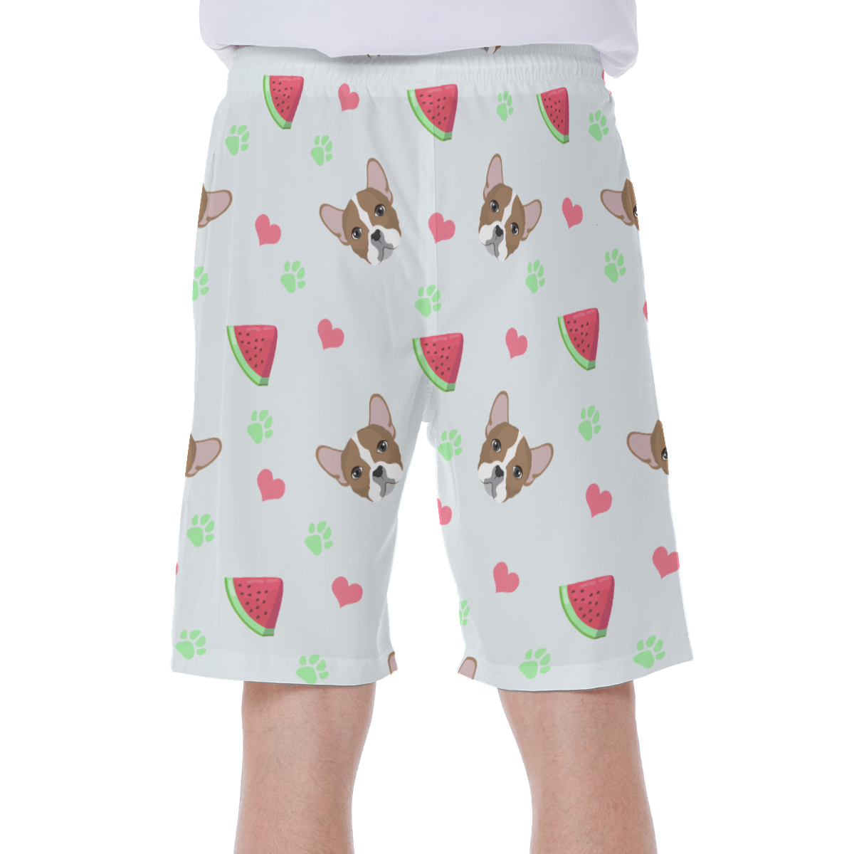 OZZY French Bulldog Board Shorts for Frenchie Enthusiasts-fadou