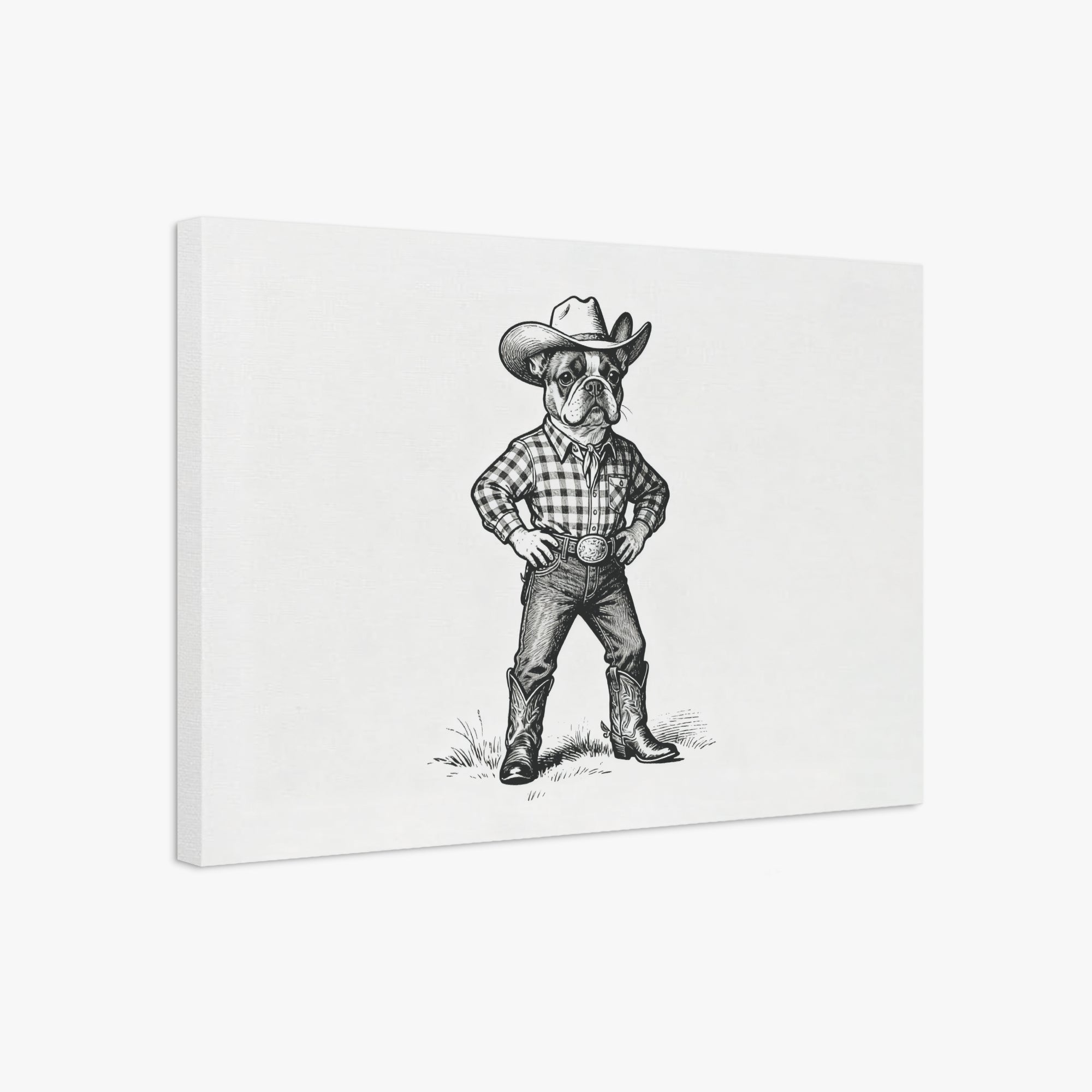 French Bulldog Adorable Decorative Canvas for Frenchie Fans-fadou
