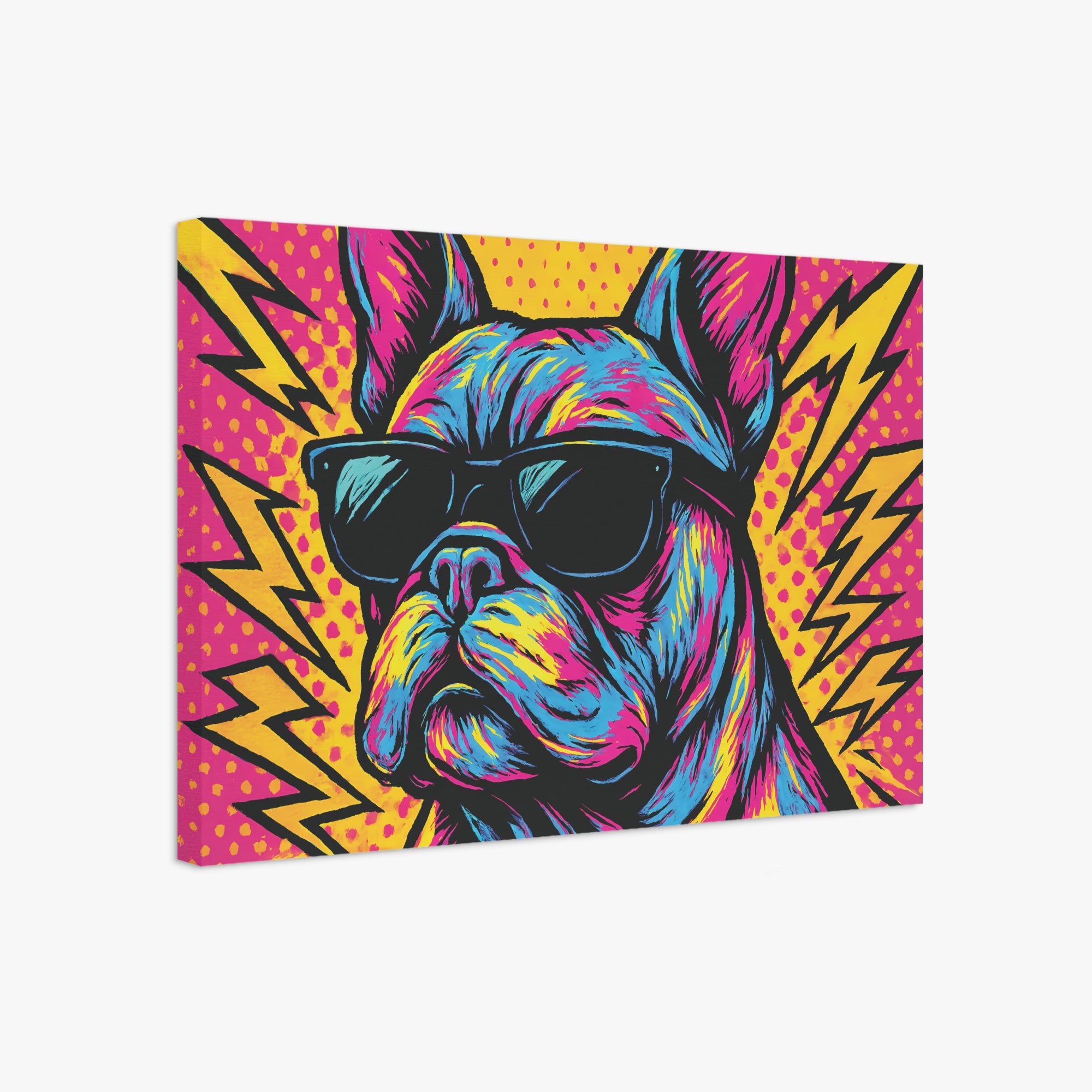 French Bulldog Adorable Framed Poster for Frenchie Fans-fadou
