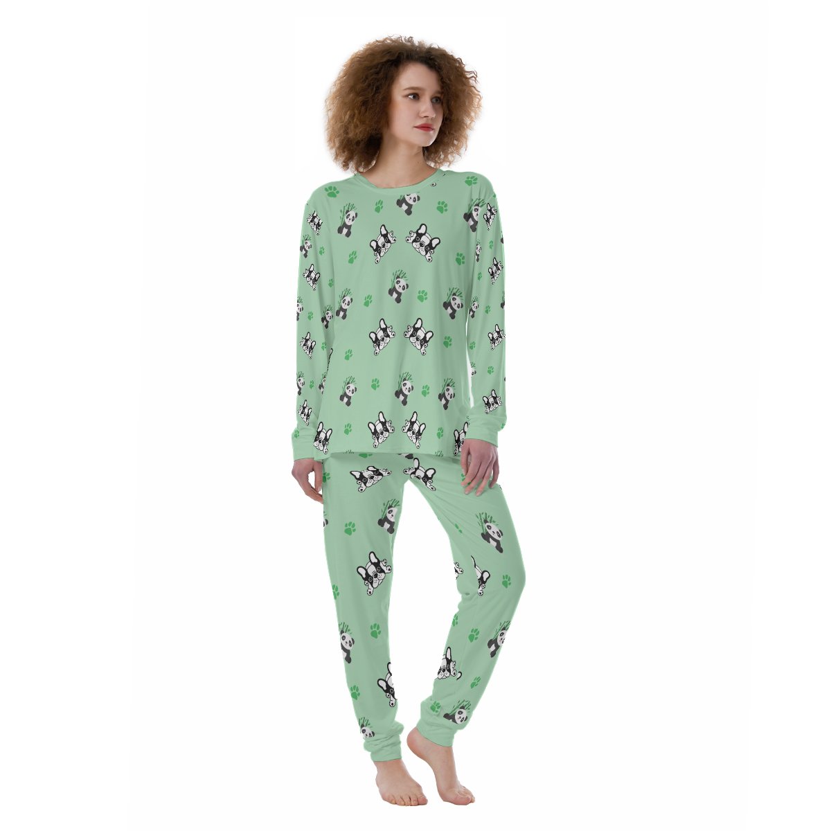 POPPY French Bulldog Sleepwear Pajamas for Dog Park Days-fadou