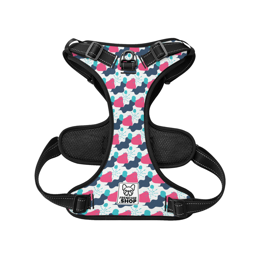 French Bulldog No-Pull Walking Harness for Flat-Face Breeds-fadou