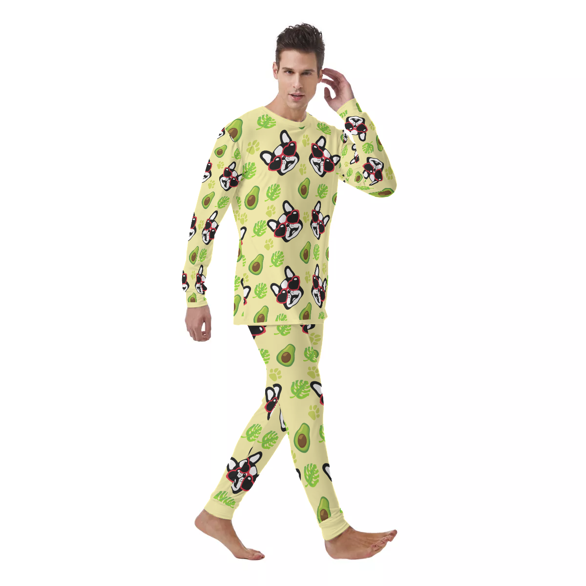 COOPER French Bulldog Cozy Pajama Set for Bulldog Owners-fadou