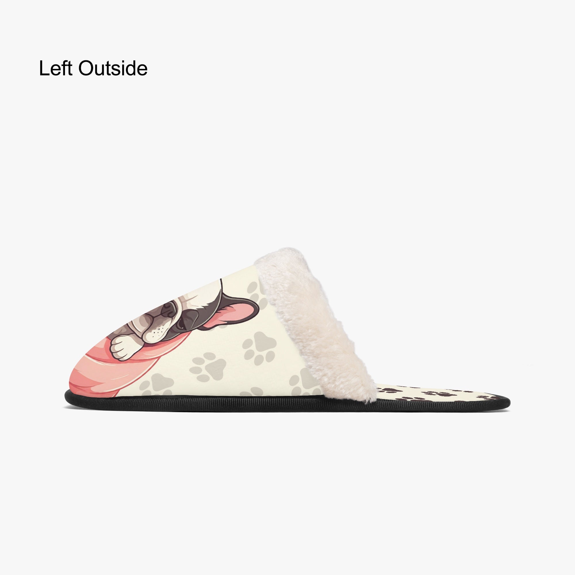 French Bulldog Winter Soft House Shoes for Everyday Wear-fadou