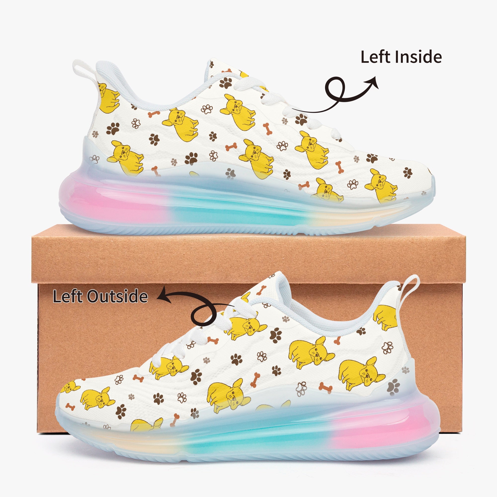 French Bulldog Lightweight Casual Footwear for Everyday Wear-fadou