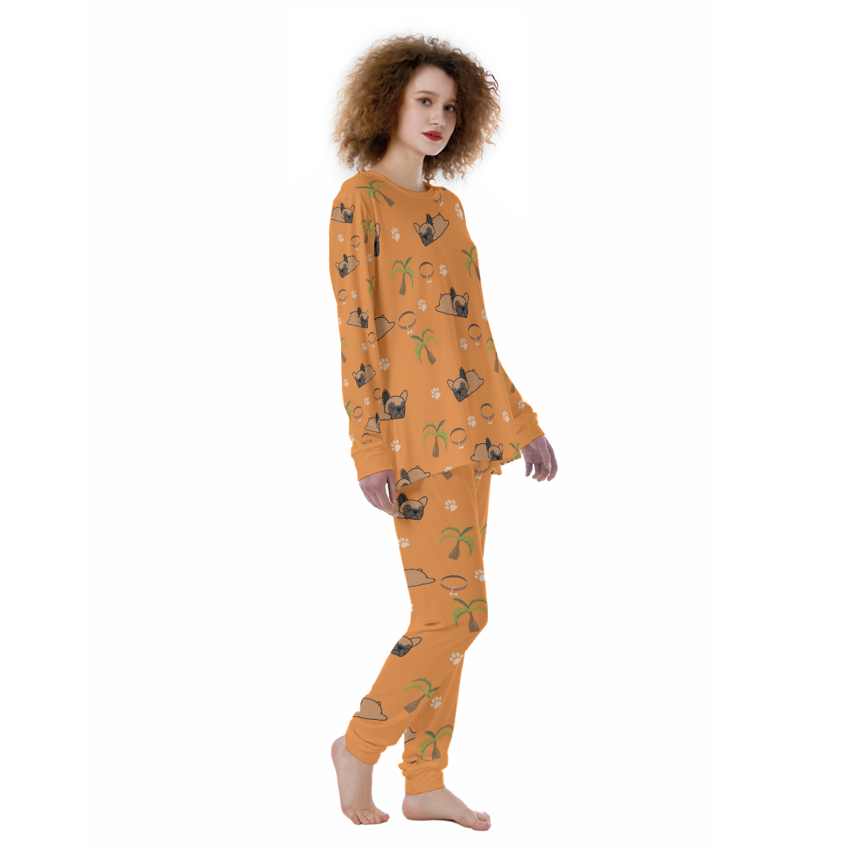 LILY French Bulldog Sleepwear Pajamas for Dog Park Days-fadou
