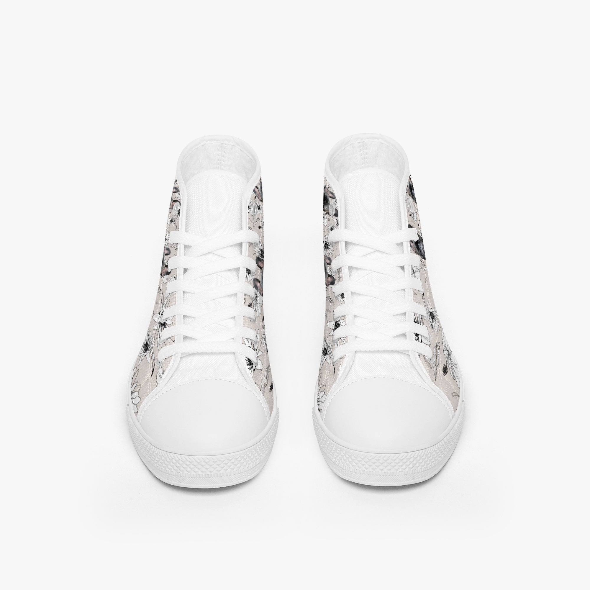 Frenchie Personalized Canvas Sneakers for Bulldog Owners-fadou