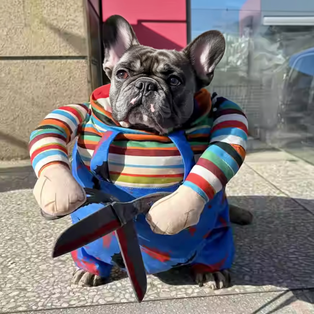 Dog Halloween Halloween Cosplay for Brachycephalic Dogs-fadou