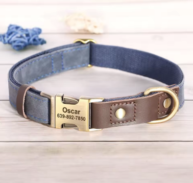 Personalized Adjustable Adjustable Collar for Flat-Face Breeds-fadou