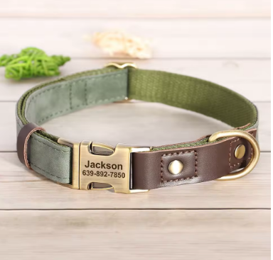 Personalized Adjustable Adjustable Collar for Flat-Face Breeds-fadou