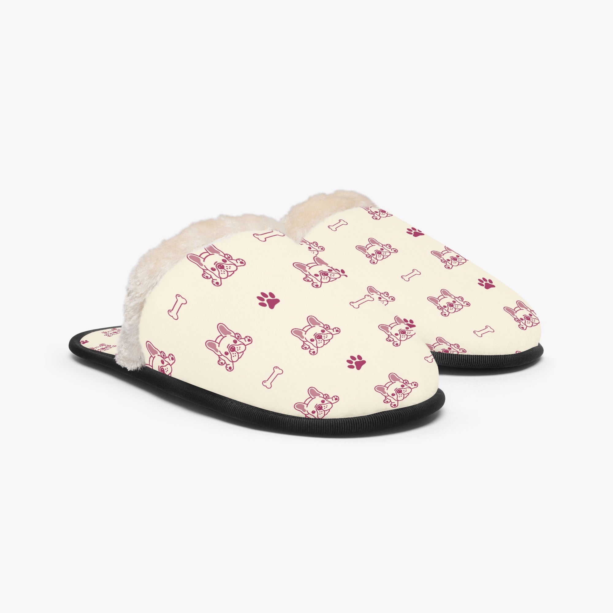 French Bulldog Winter Soft House Shoes for Dog Park Days-fadou