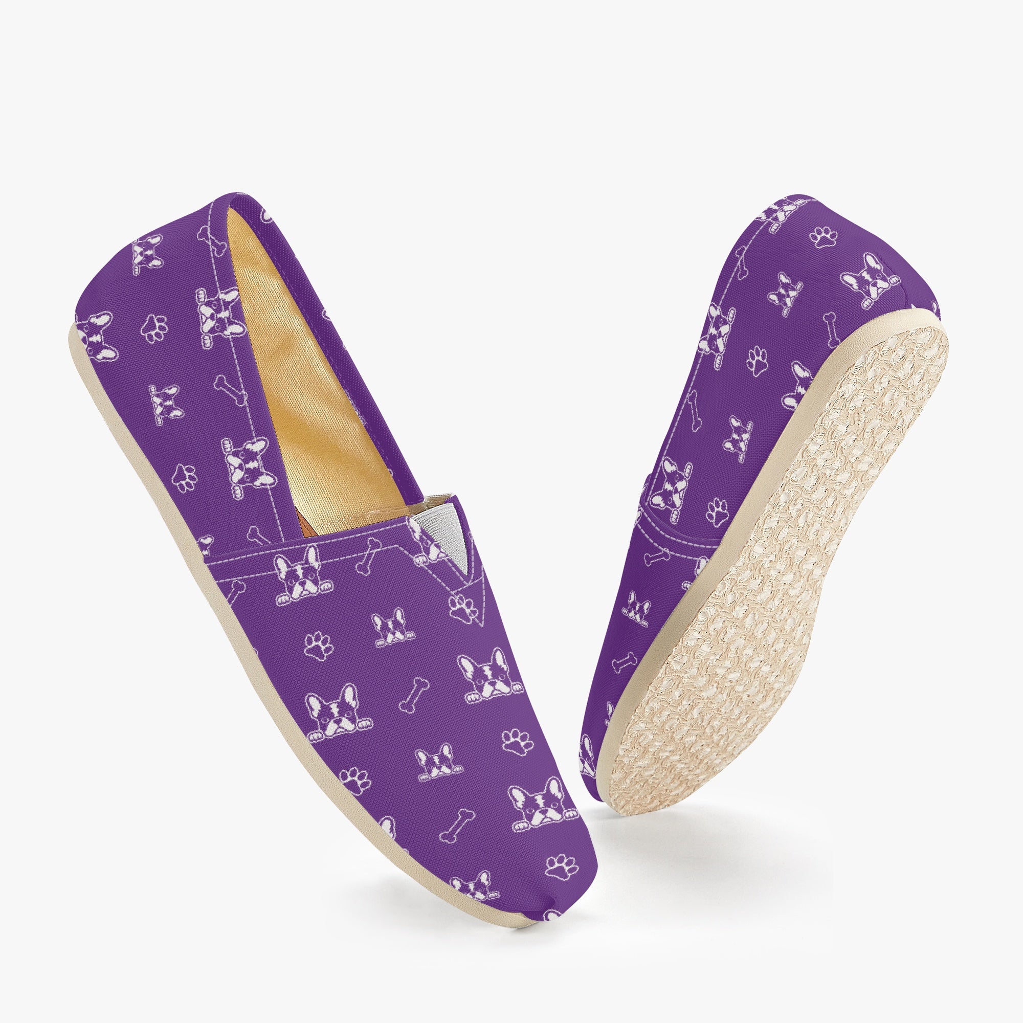 French Bulldog Casual Casual Footwear for Frenchie Enthusiasts-fadou