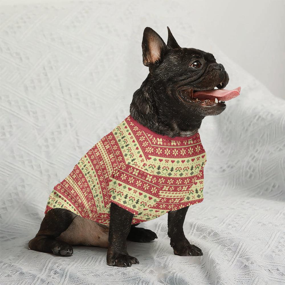 Artie French Bulldog Pet Sweater for Brachycephalic Dogs-fadou