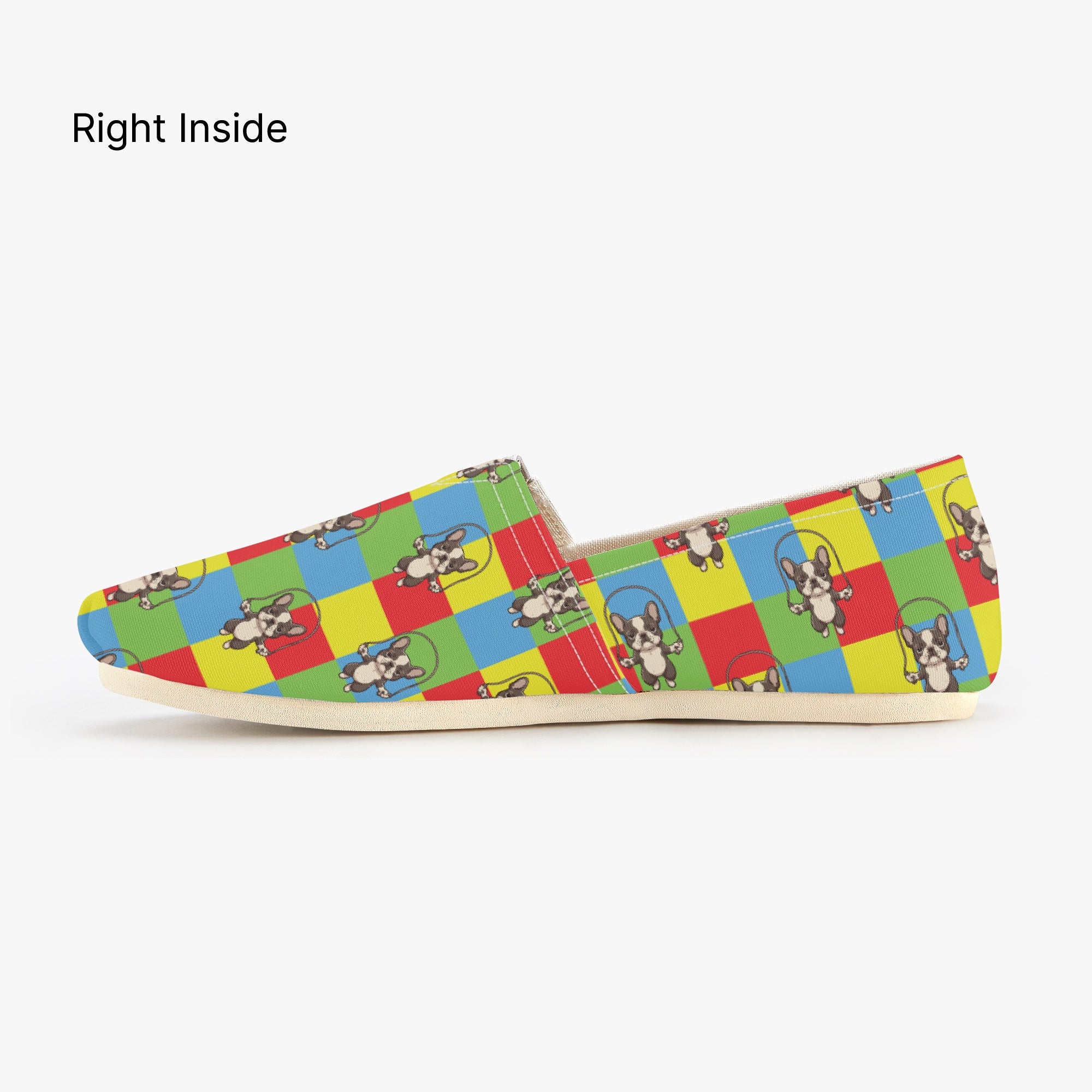 Zorilla French Bulldog Casual Footwear for Frenchie Fans-fadou
