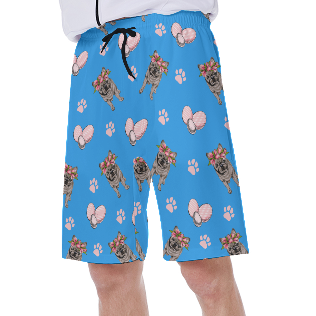 HARLEY French Bulldog Board Shorts for Frenchie Enthusiasts-fadou
