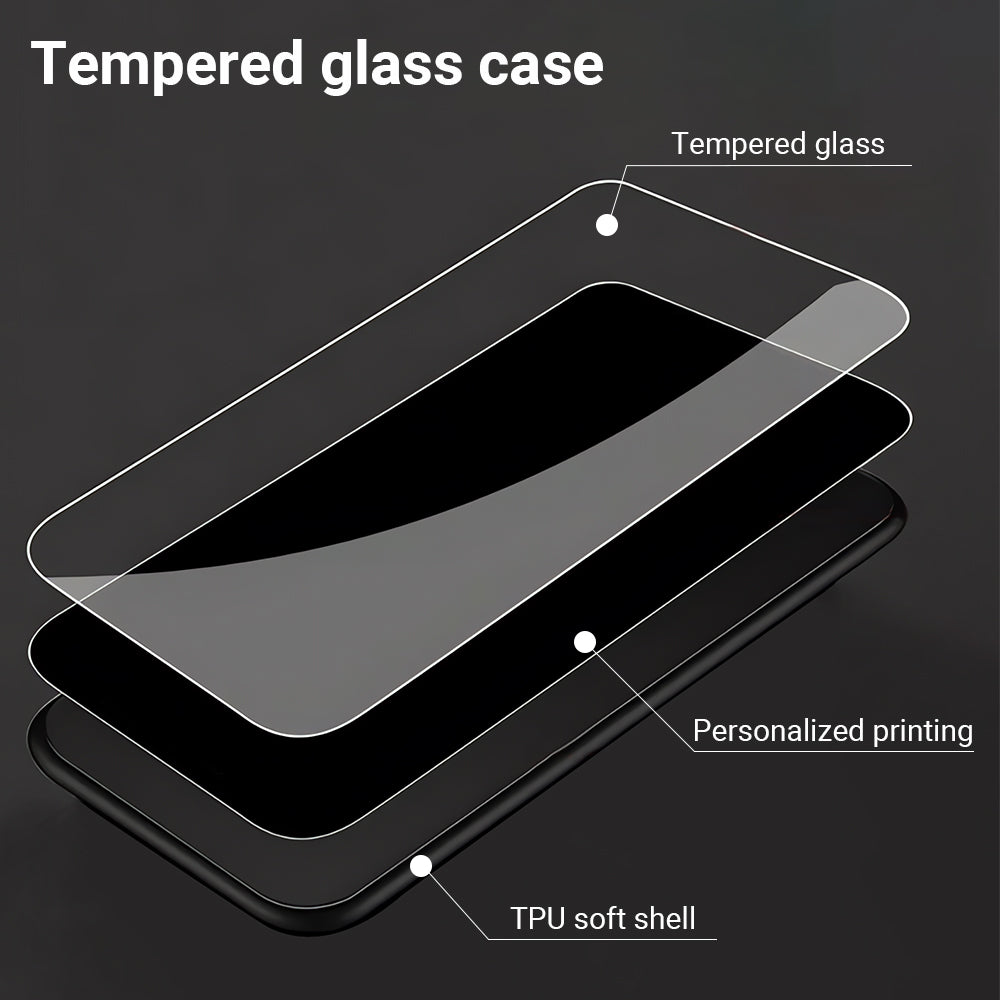 Ollie - Iphone & Samsung Glass Case for Dog Moms & Dads-fadou