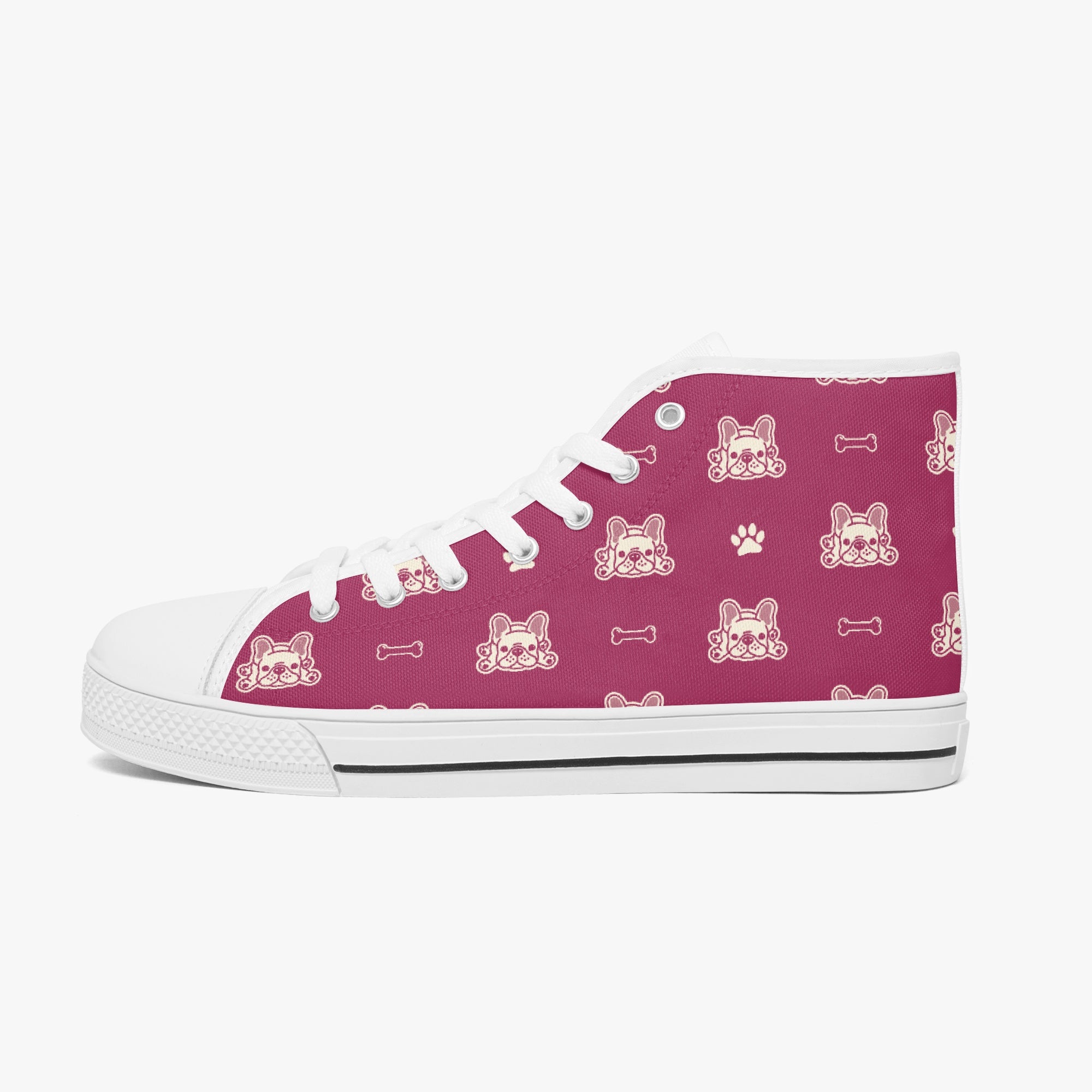 French Bulldog Classic Casual Footwear for Frenchie Fans-fadou